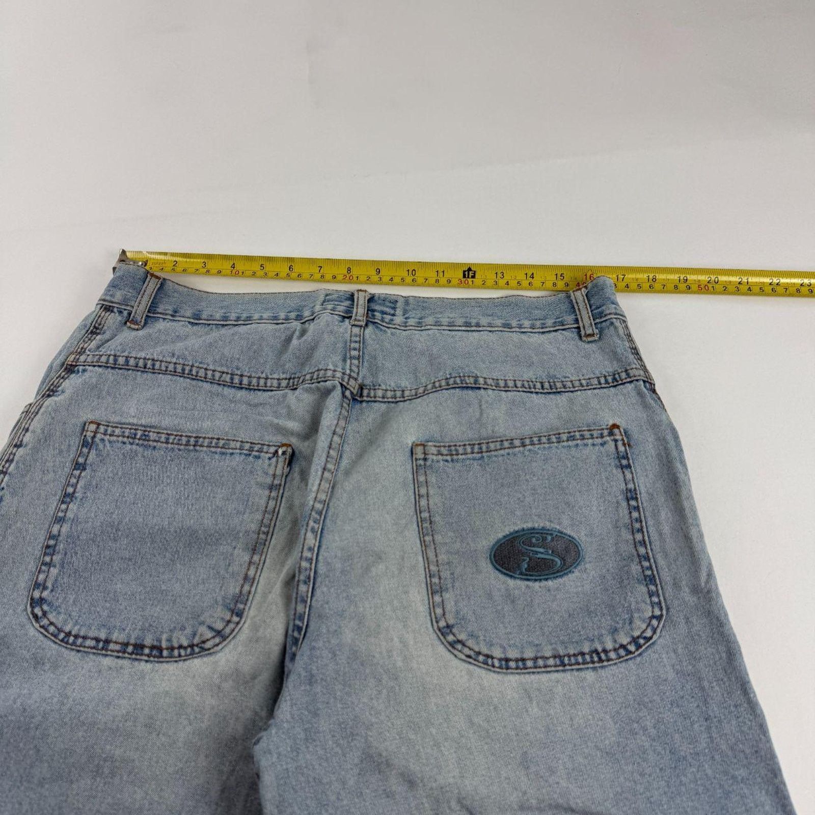 archive gap grunge fade denim pants y2k Vintage 00s dark blue 