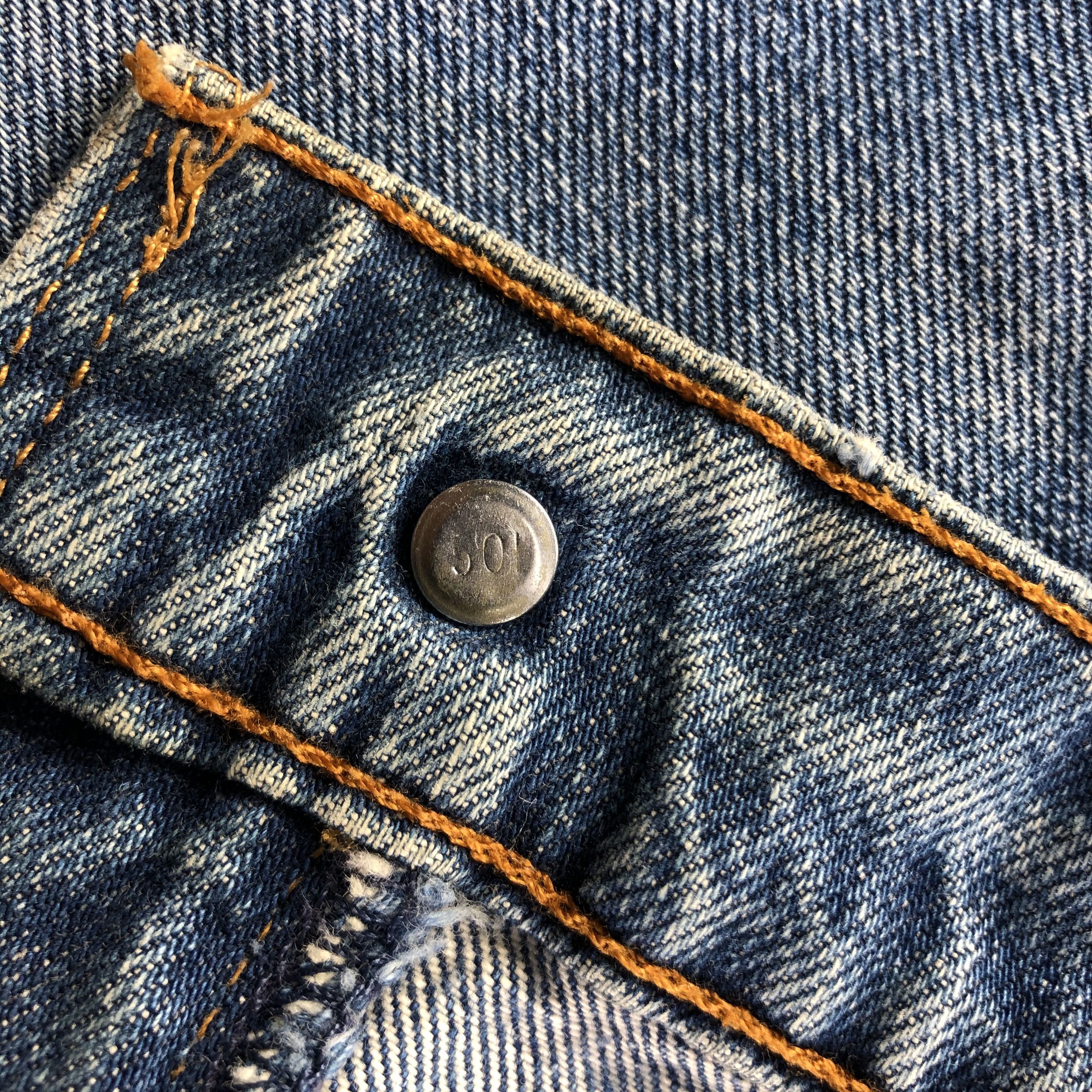 Levi's Vintage 90s Levis 519 Jeans Distressed Denim KJ2925 Size US 29 - 9 Thumbnail