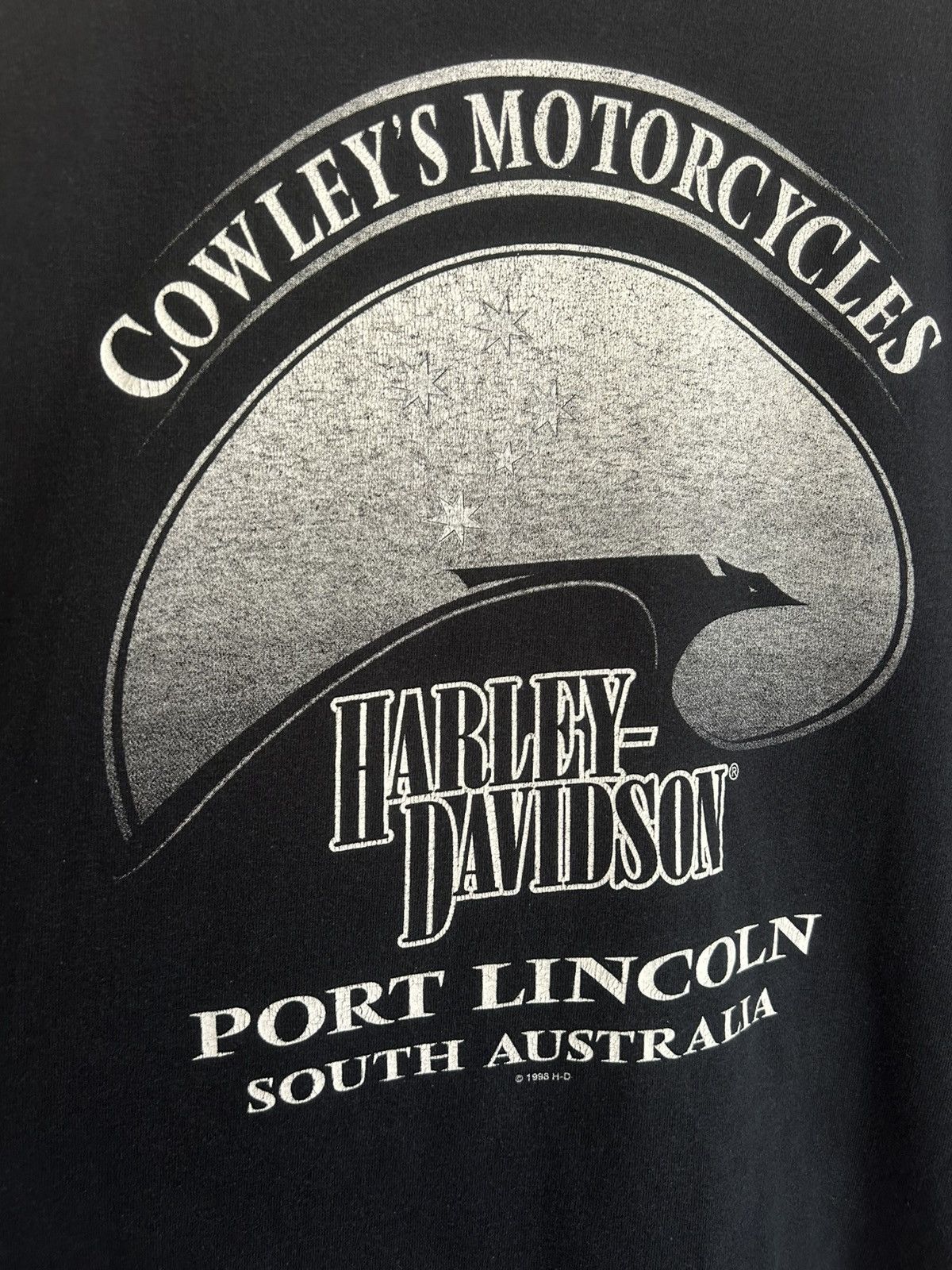 Harley Davidson Vintage 1992 Harley Davidson Australia Kangaroo Graphic Tee Size US L / EU 52-54 / 3 - 8 Thumbnail