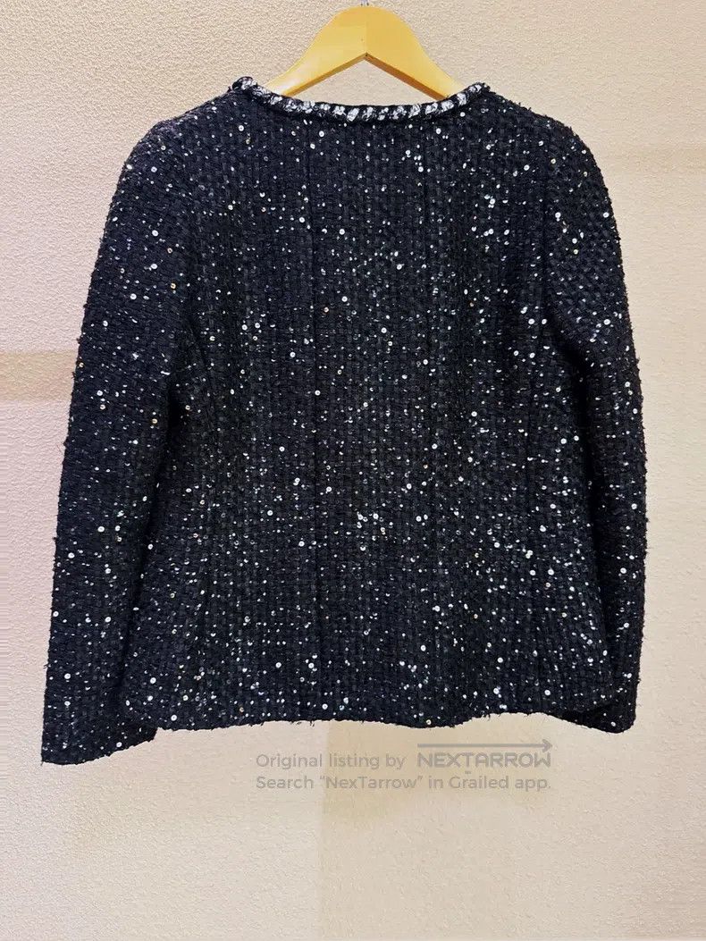 Chanel Chanel 22P popular black full-star knitted coat Size XXS / US 00 / IT 34 - 2 Thumbnail
