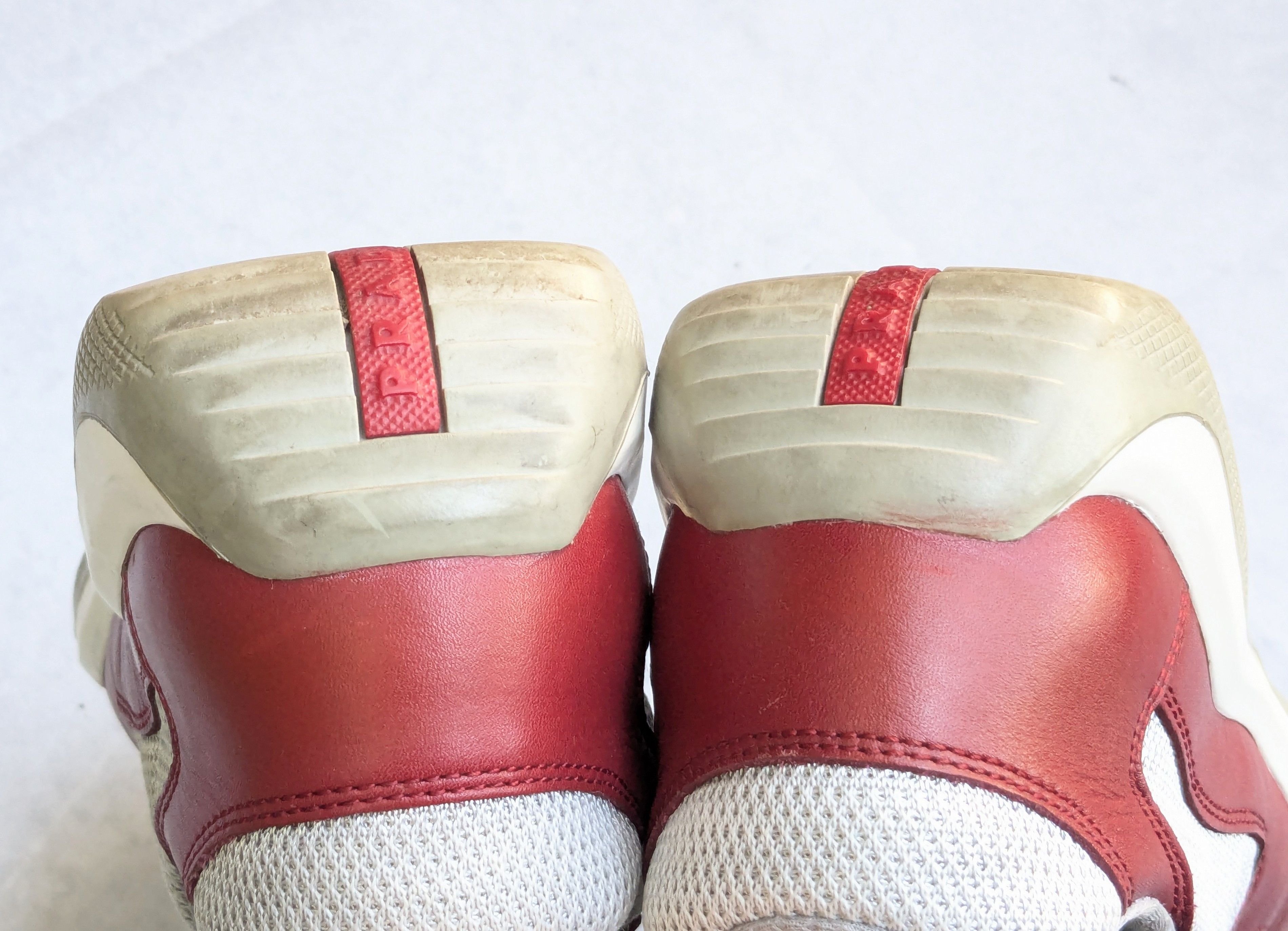 Prada Prada America's Cup Sneakers Red 9 Low Tops Leather Size US 9 / EU 42 - 15 Thumbnail