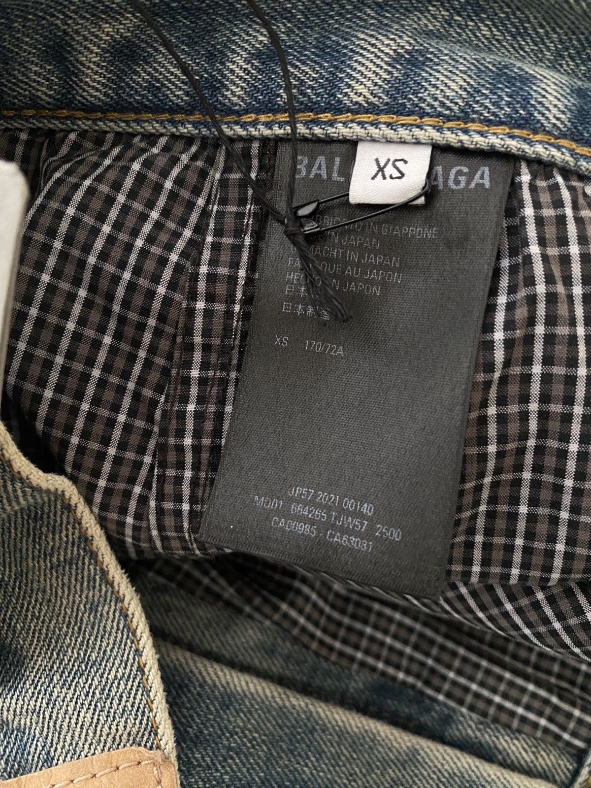 Balenciaga *RARE* Balenciaga AW21 Afterworld Destroyed Denim Blue Size US 32 / EU 48 - 8 Thumbnail