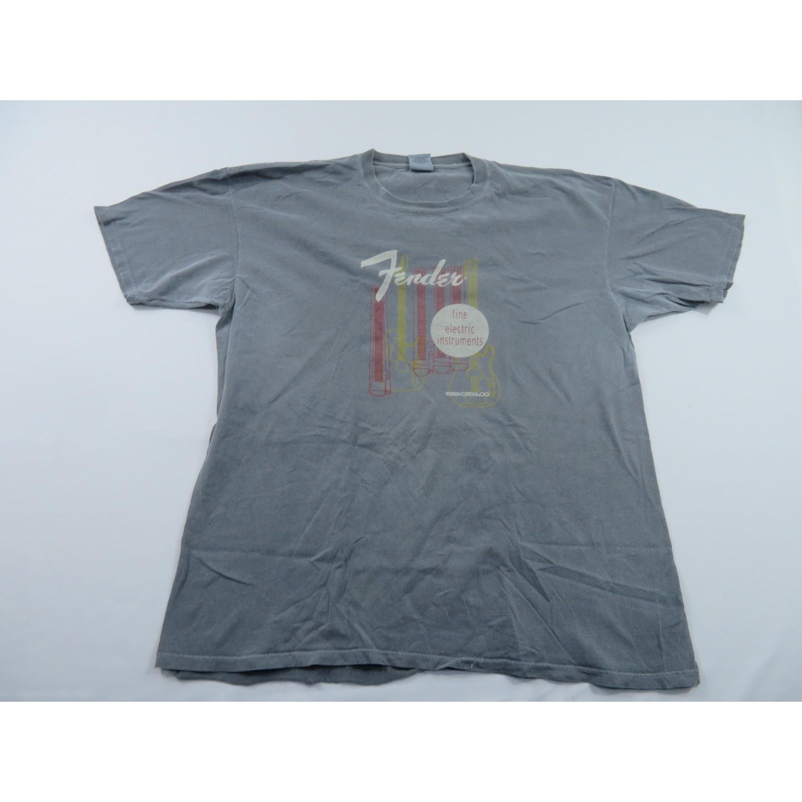 Anvil Fender Guitars Gray T-shirt Sz 2XL 1990s Size US XXL / EU 58 / 5 - 1 Thumbnail