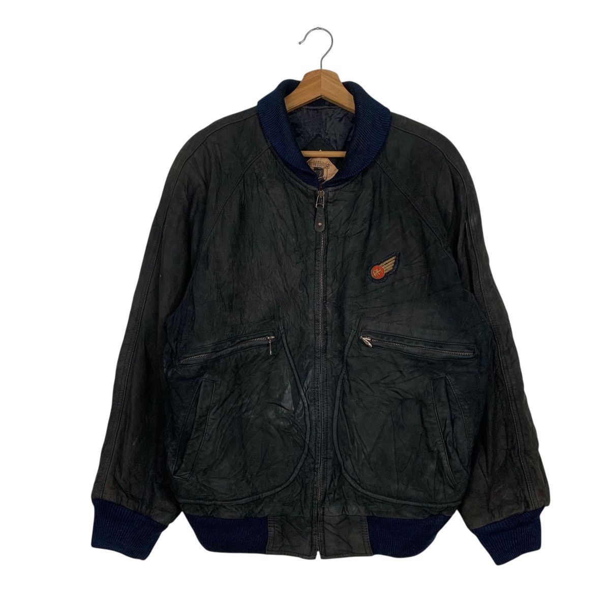 Other Ruff Hewn Military Leather Jacket Size US M / EU 48-50 / 2 - 1 Thumbnail