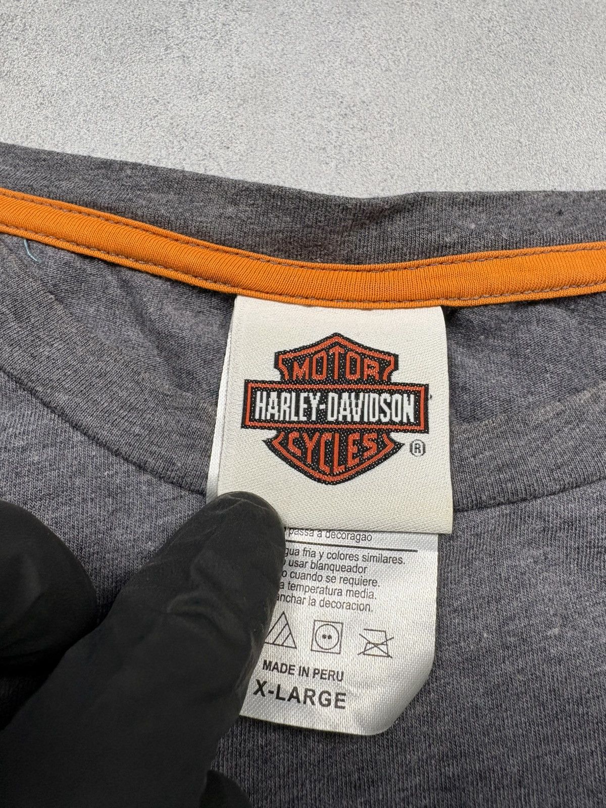 Harley Davidson Harley Davidson Flame Long Sleeve Baby Shirt XL Studded Logo Size XL / US 12-14 / IT 48-50 - 10 Thumbnail
