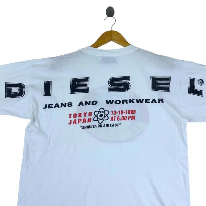 Diesel Vintage 1995 DIESEL SHIBUYA Opening DJ Battles Tee Shirt Size L / US 10 / IT 46 - 4 Thumbnail
