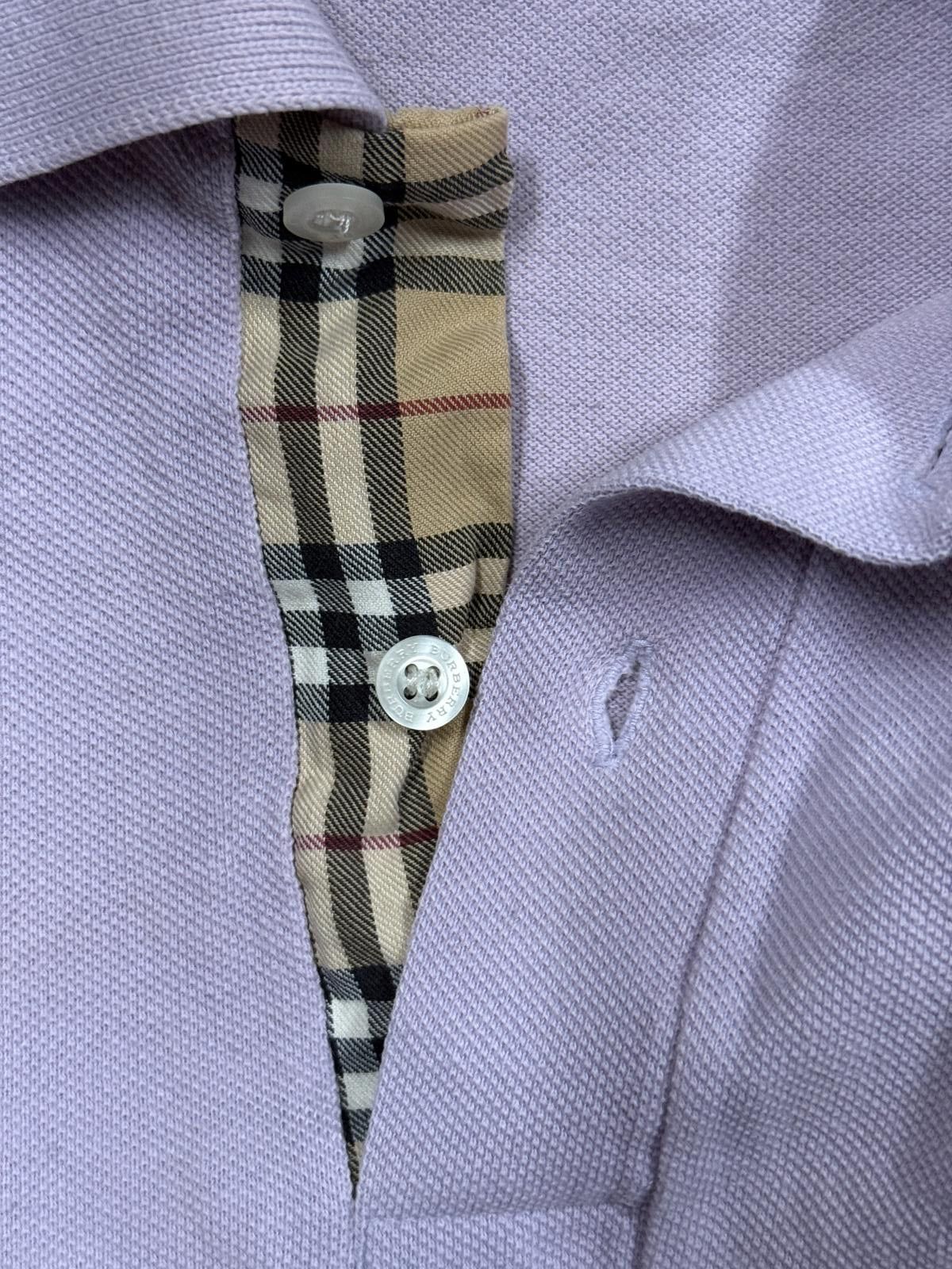 Burberry Burberry London Polo Tee - Light Purple Shirt XL Size US XL / EU 56 / 4 - 6 Thumbnail