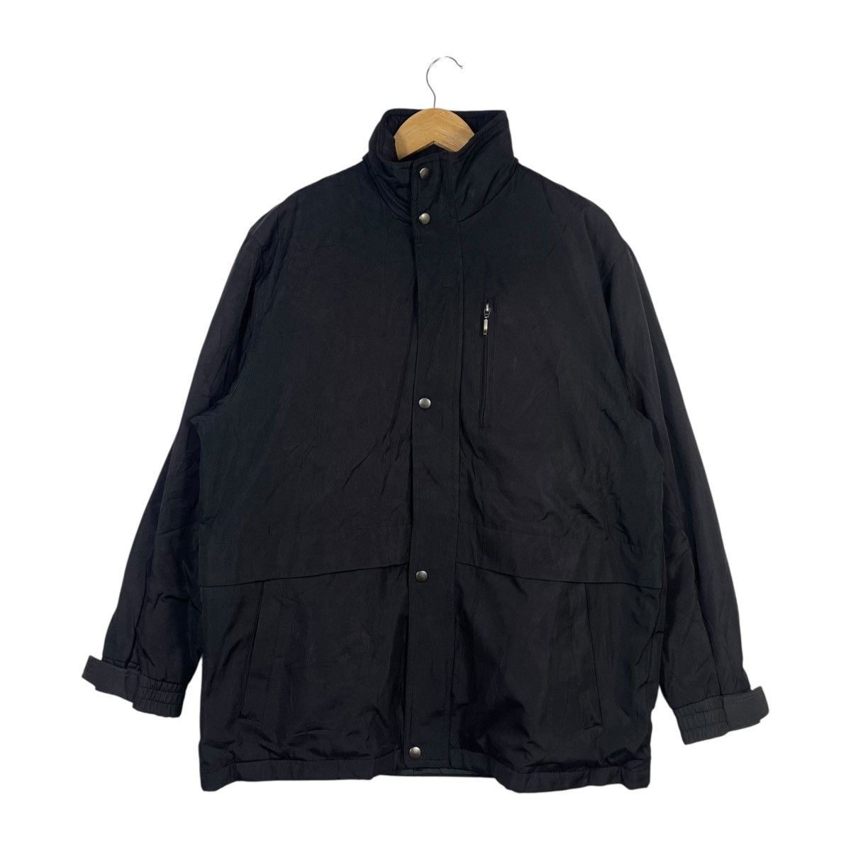 MCM Vintage MCM Legere Black Insulated Minimal Tech Jacket Parka Size US L / EU 52-54 / 3 - 1 Thumbnail