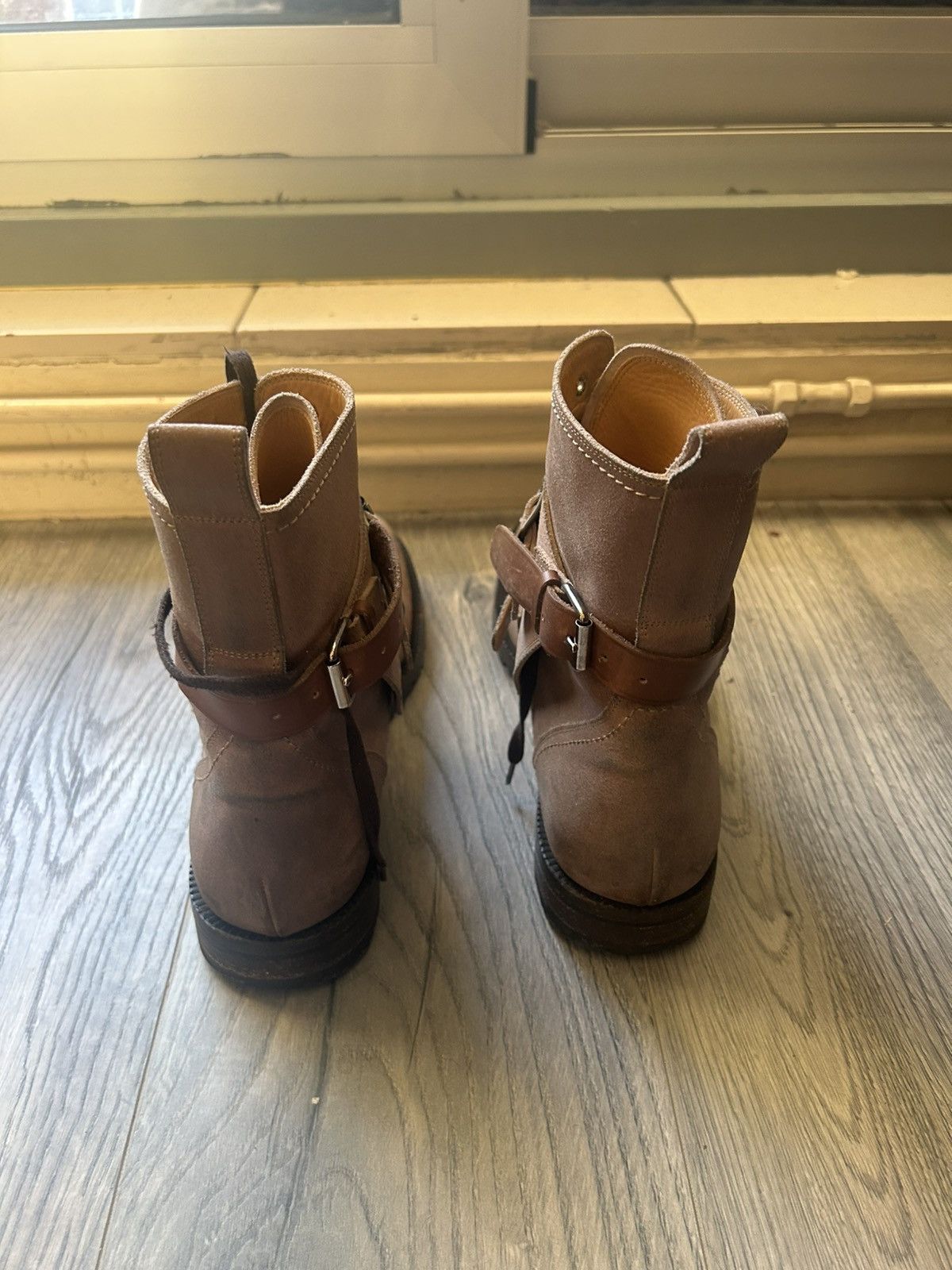 Dolce & Gabbana Dolce & Gabbana Buckled Suede Combat Boots Size US 8 / EU 41 - 6 Thumbnail