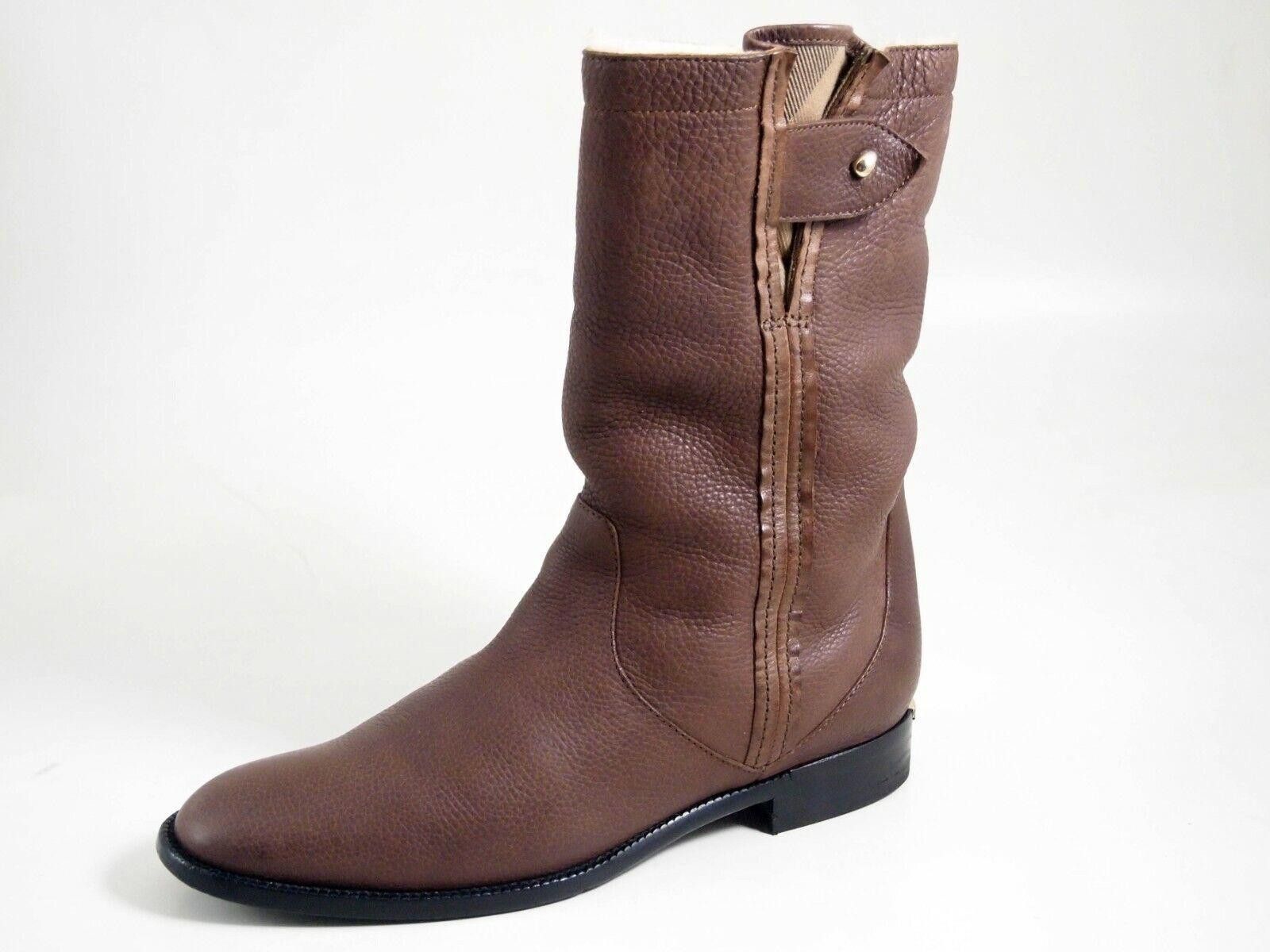 Burberry Burberry Boots Brown Lambskin Shearling Leather US 7 EU 37 Size US 7 / IT 37 - 1 Thumbnail