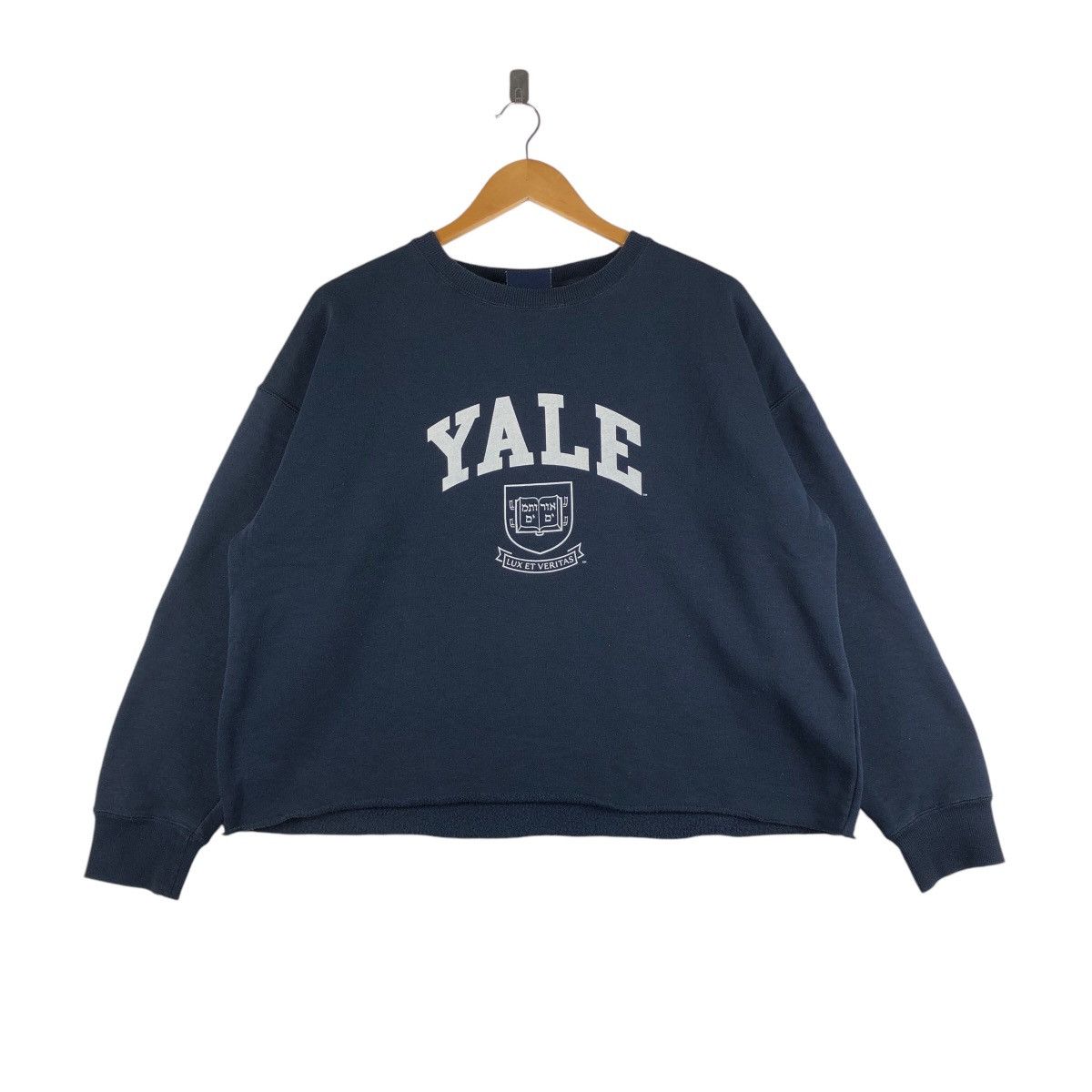 Vintage YALE University Sweatshirt Big Logo Spellout Size M / US 6-8 / IT 42-44 - 1 Thumbnail