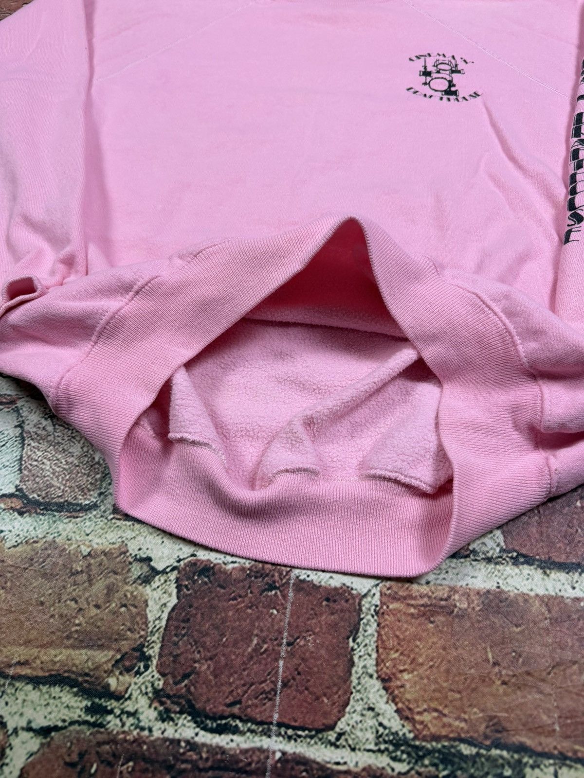 Hanes Vintage 80s Cinema N Drafthouse Crewneck USA Pink Sweatshirt Size US XL / EU 56 / 4 - 10 Thumbnail