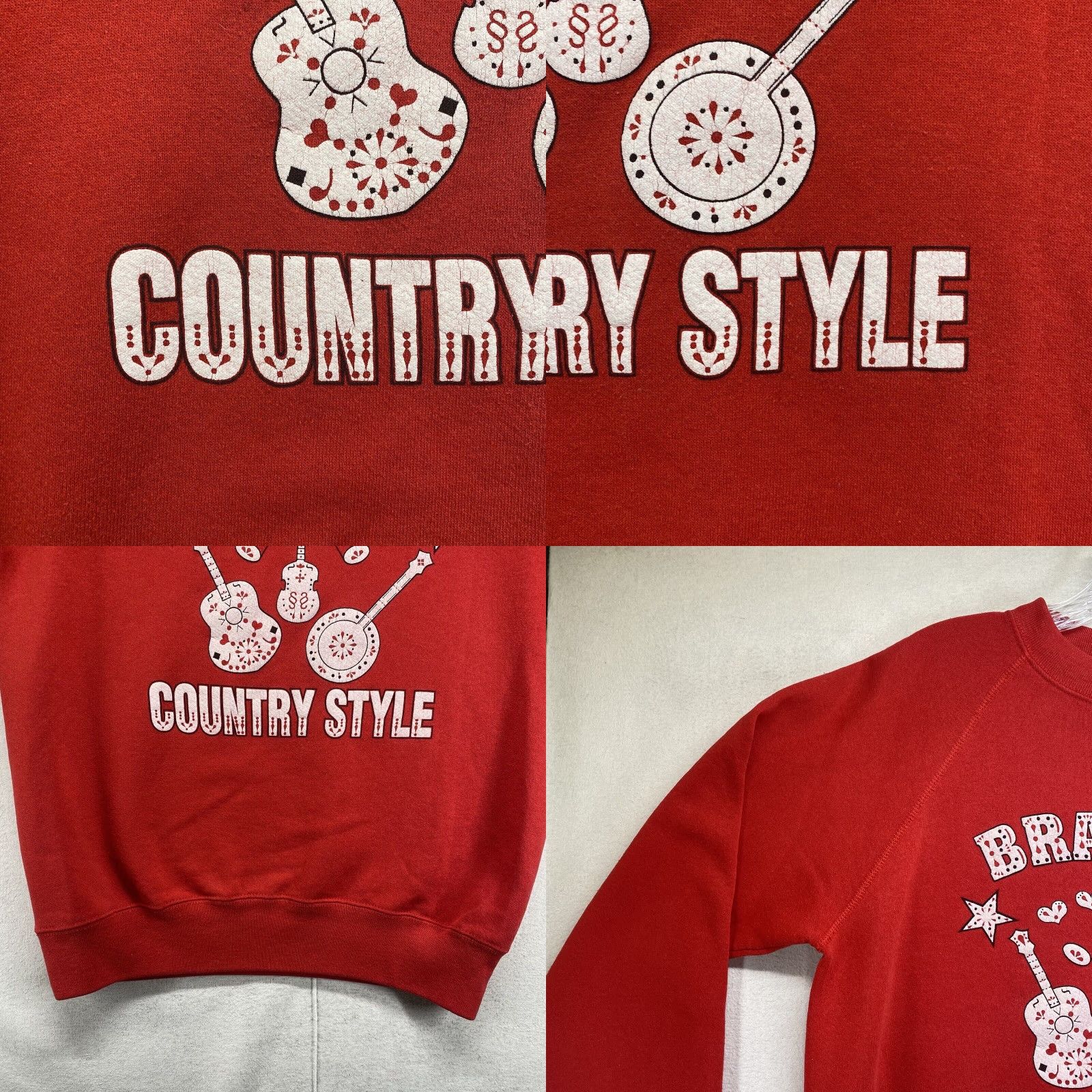 Vintage VINTAGE Branson Sweatshirt Red Adult Medium Crewneck Pullover USA Graphic Print 90s City Country Mens/Womens Size US M / EU 48-50 / 2 - 8 Thumbnail