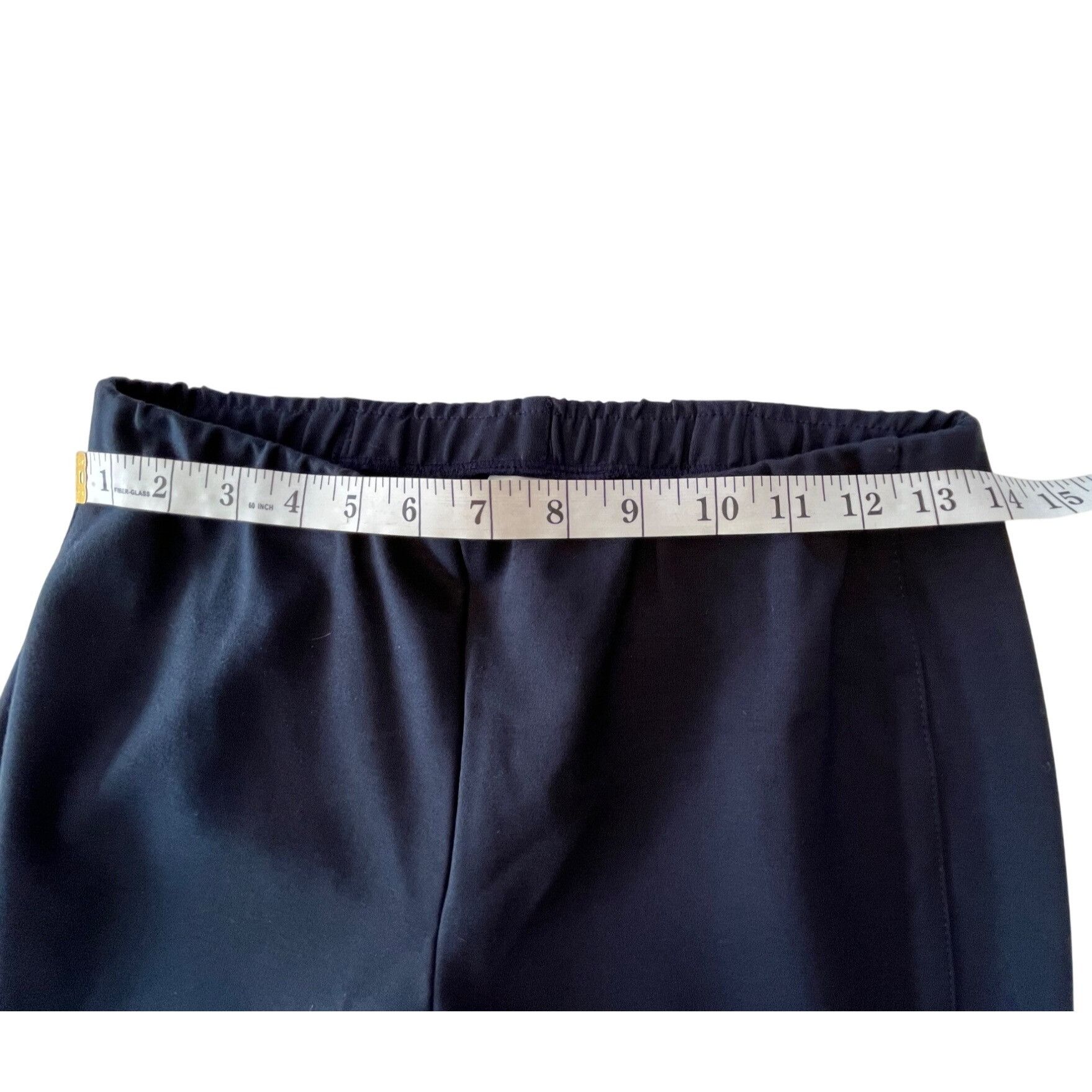 Other Navy Ankle-Length Ponte Pants XS Stretch Waistband Nylon Ble Size 24" / US 00 / IT 34 - 6 Thumbnail