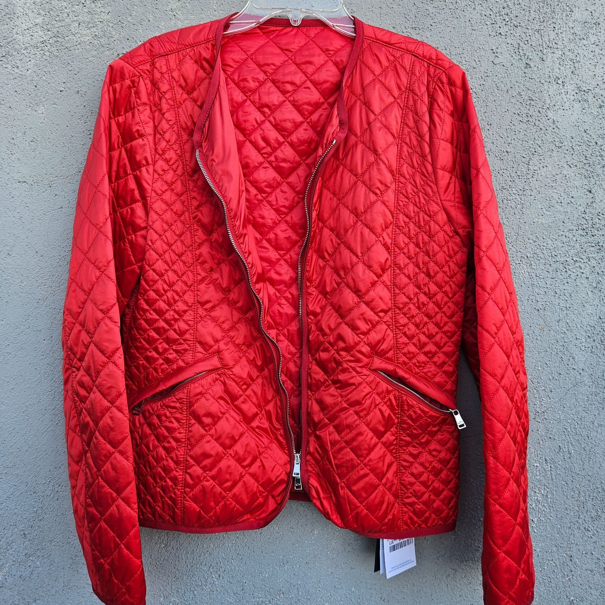 Paul & Shark Paul & Shark Men’s Red Quilted Nylon Jacket L Lightweight Zi Size US L / EU 52-54 / 3 - 13 Thumbnail