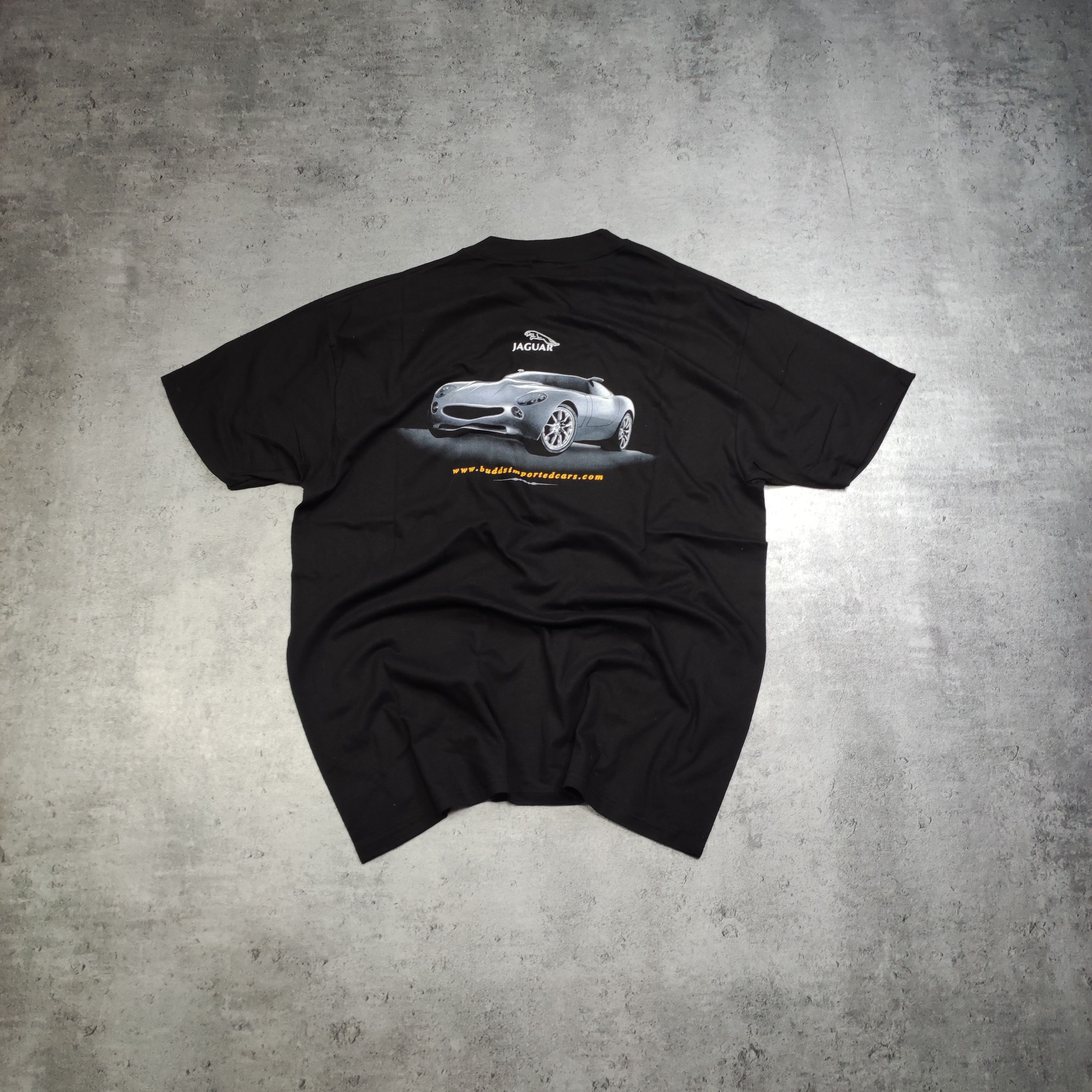 Vintage Vintage RARE Og 90s Jaguar Racing Motorsport Promo Tee Size US XL / EU 56 / 4 - 1 Thumbnail