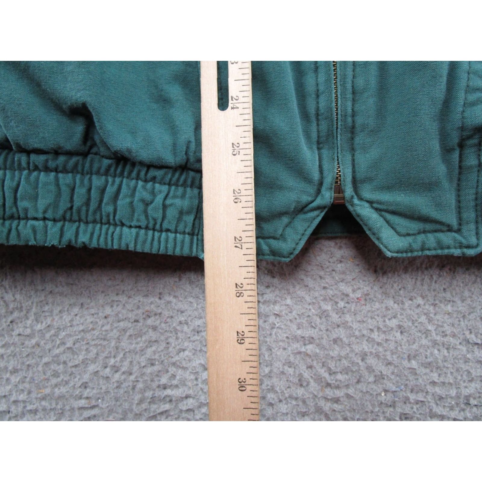 Members Only VINTAGE Members Only Jacket 90s Green Canvas Full Zip Size L Men Size US L / EU 52-54 / 3 - 7 Thumbnail
