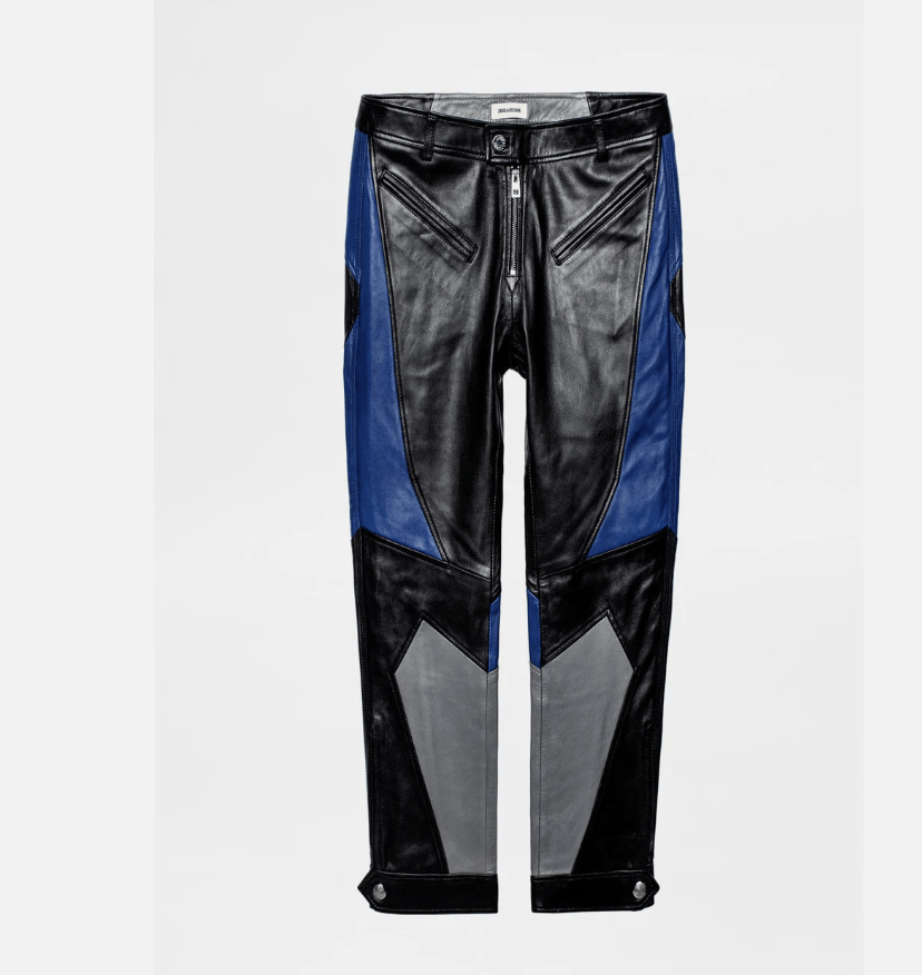 image of Zadig Voltaire Zadig & Voltaire Piker Biker Crop Leather Pants ( 34 / Xs ), Women's (Size 24)