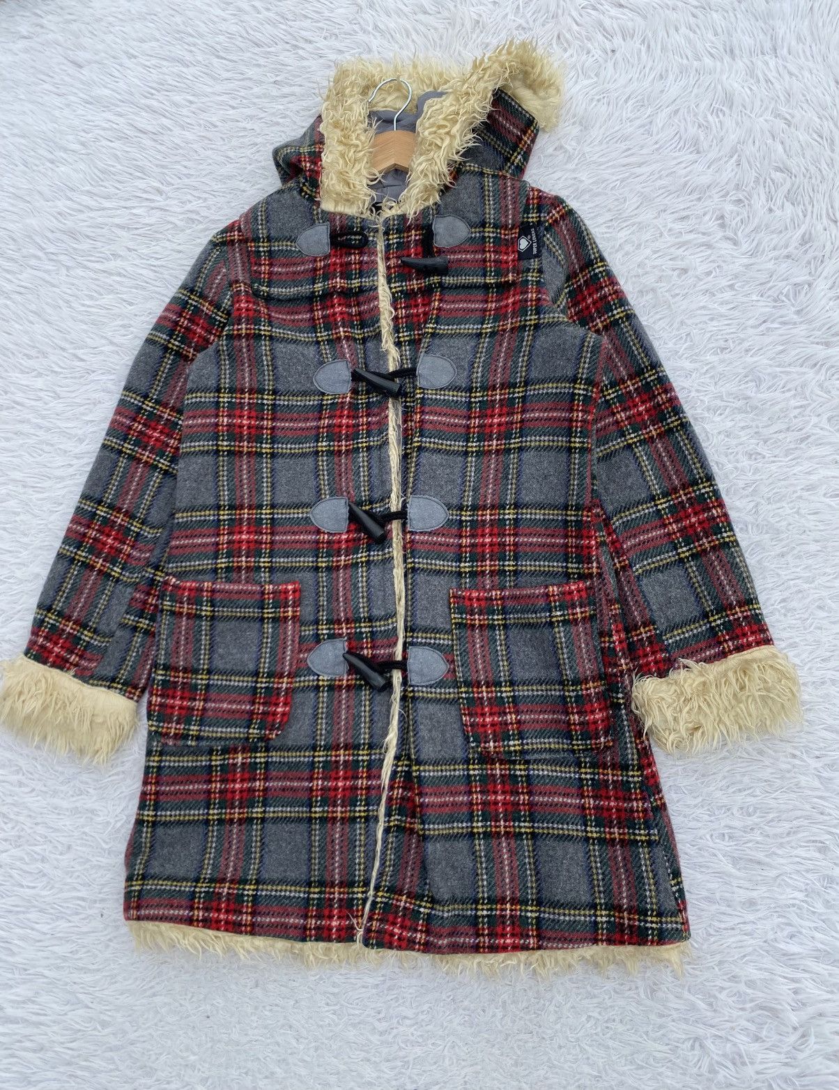 Super Lovers Rare Vintage Super Lovers Wool Long Jacket Size M / US 6-8 / IT 42-44 - 3 Thumbnail