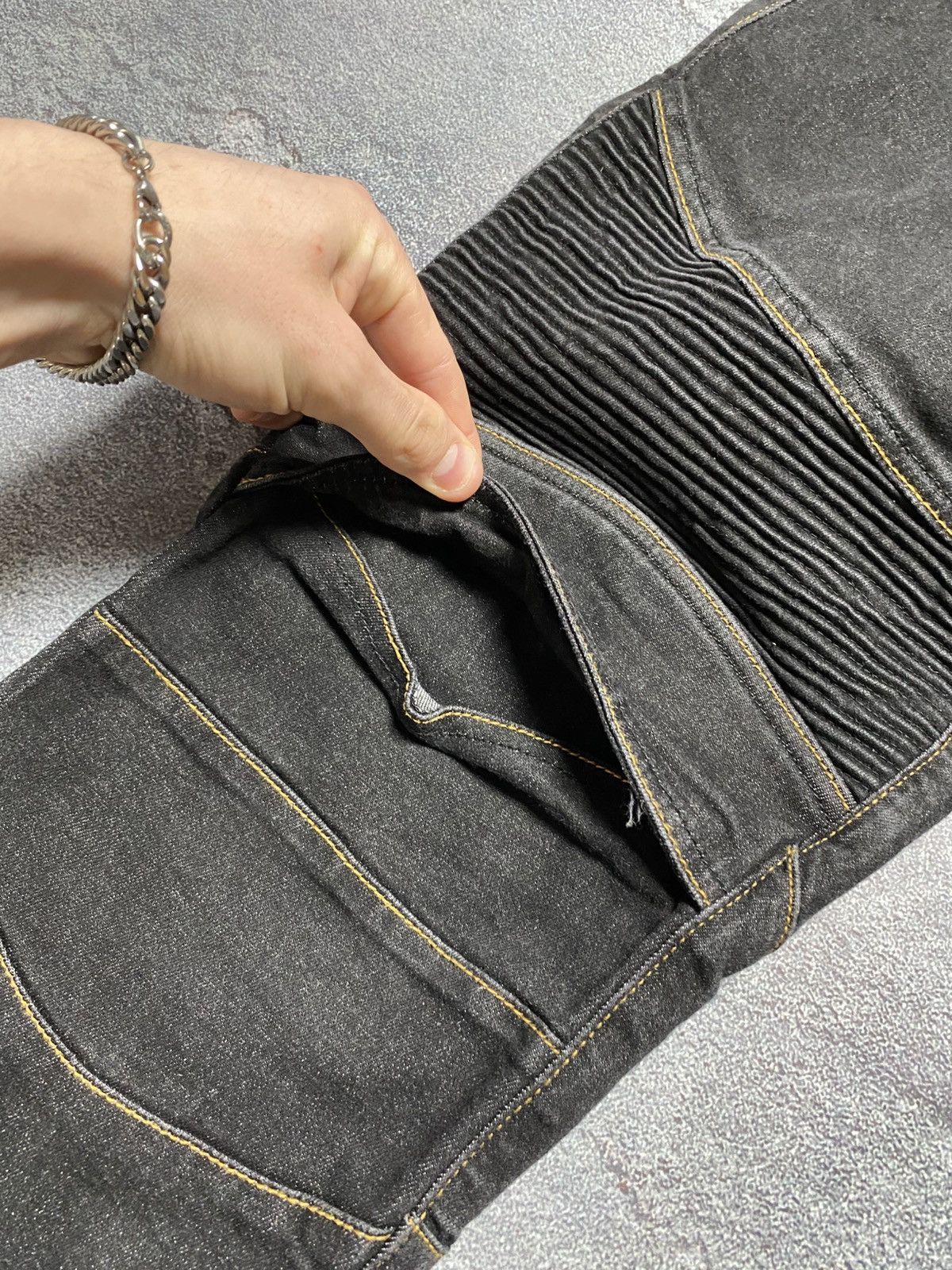 Japanese Brand × Vintage Komine jeans biker size Xl Size US 34 / EU 50 - 5 Thumbnail