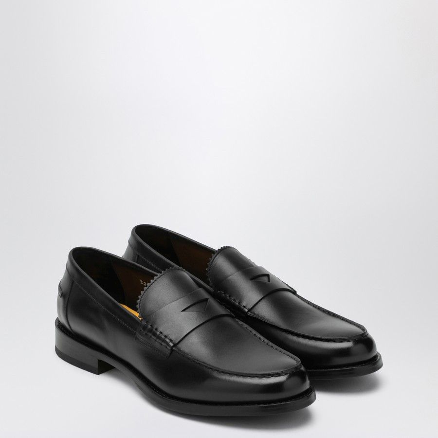 Doucal's o1d2blof0226 Leather Loafers in Black Size US 8.5 / EU 41-42 - 1 Thumbnail