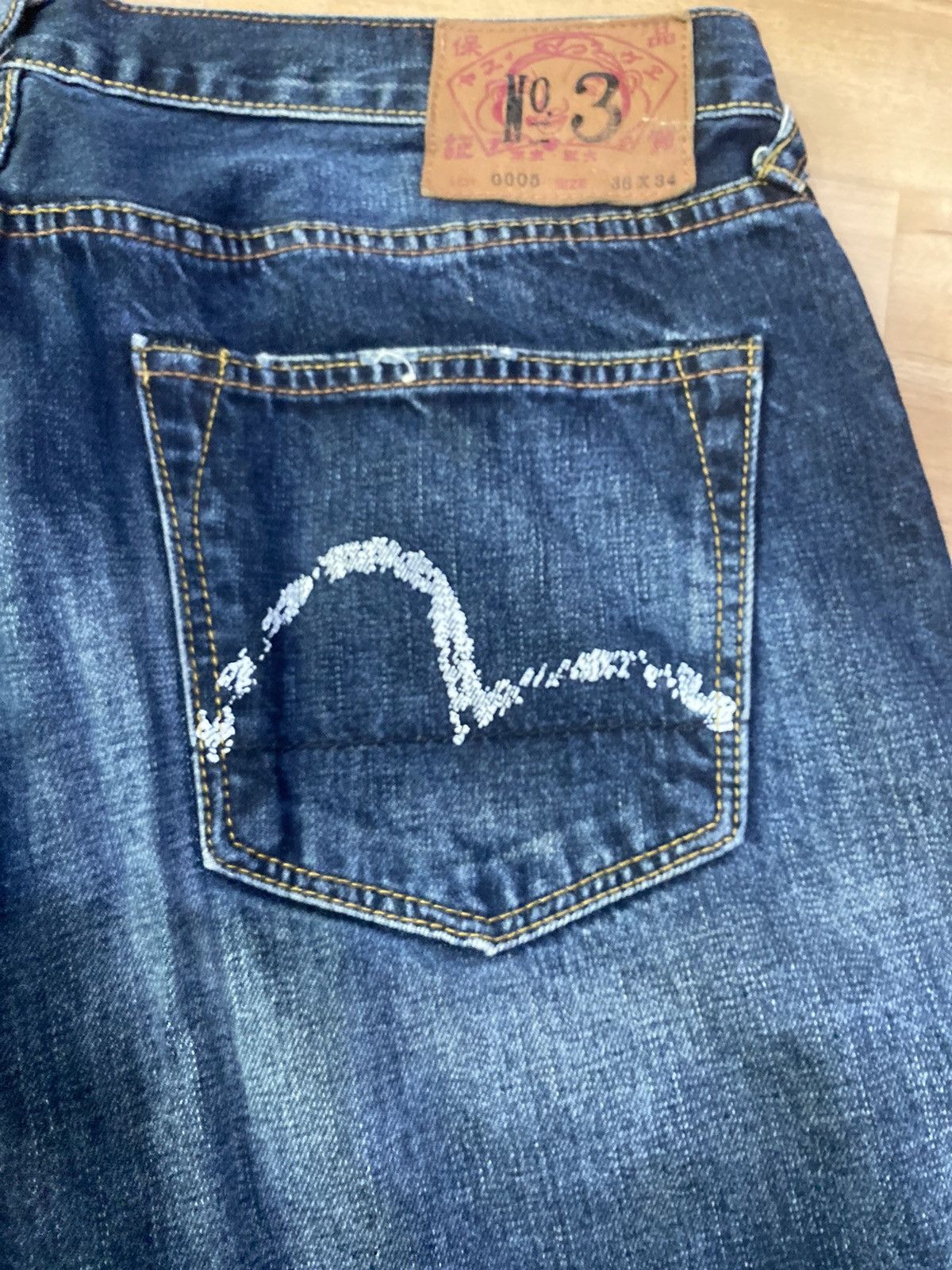 Evisu × Japanese Brand Vintage evisu jeans Size US 36 / EU 52 - 4 Thumbnail