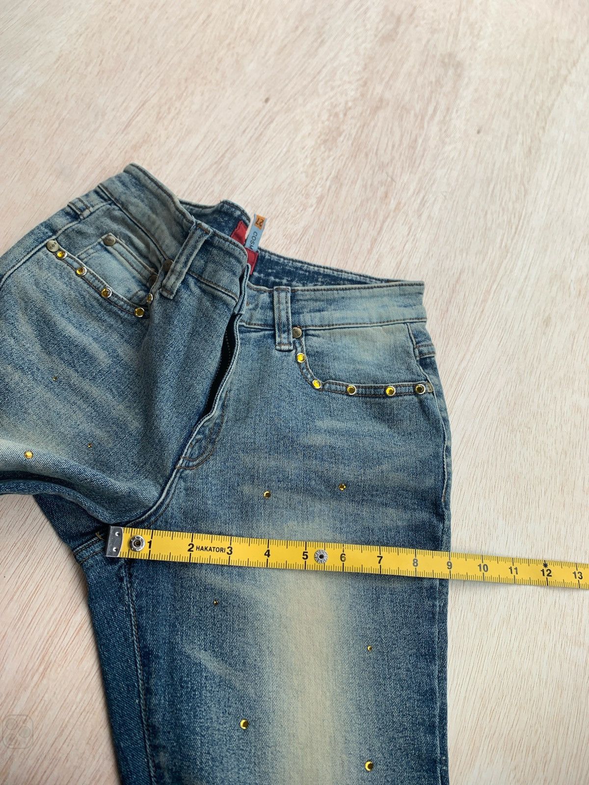 Hysteric Glamour × If Six Was Nine × Japanese Brand Flare C.O.X Cosmo Studded Jeans Bootcut Size US 28 / EU 44 - 10 Thumbnail