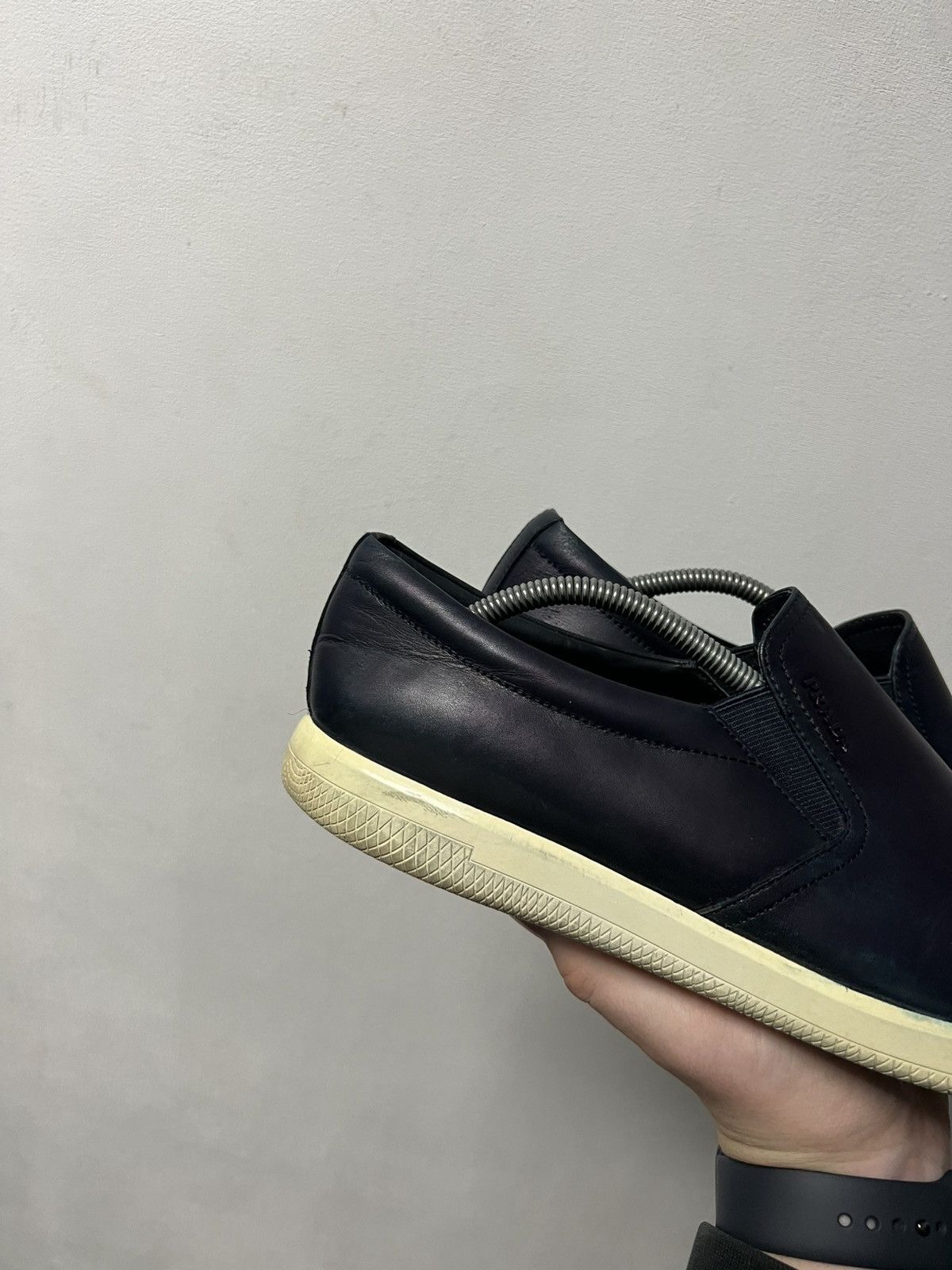 Prada Prada Suede Leather Slip On Loafers Luxury Shoes Size US 8 / EU 41 - 3 Thumbnail