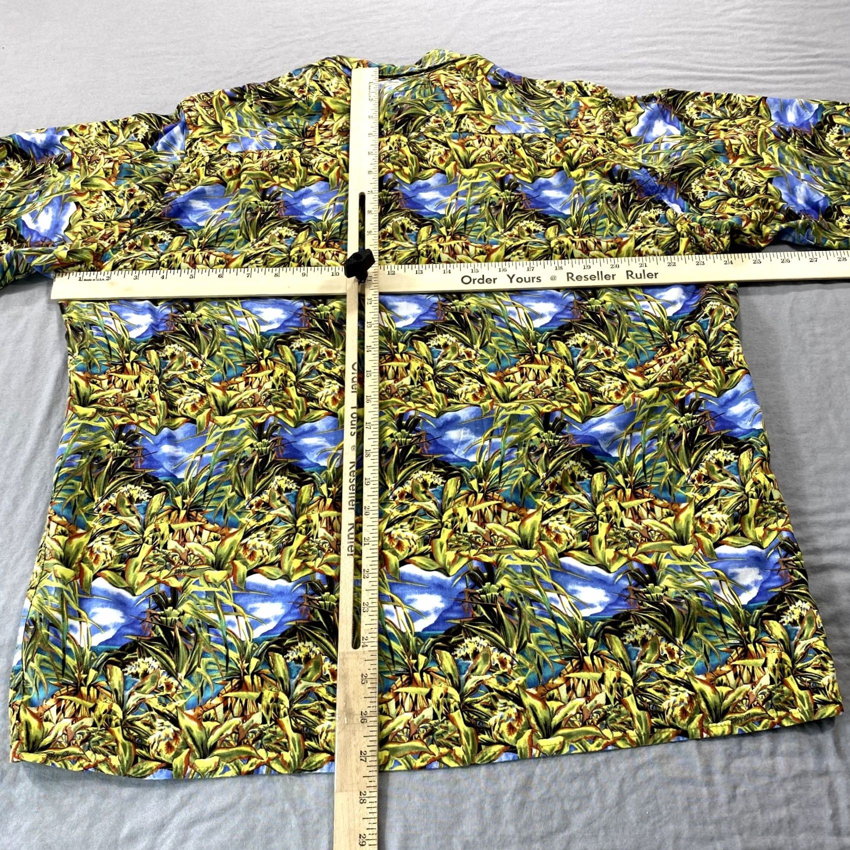 Reyn Spooner VINTAGE Reyn Spooner Shirt Mens Medium Green Floral Hawaiian Button Spun Rayon Size US M / EU 48-50 / 2 - 4 Thumbnail