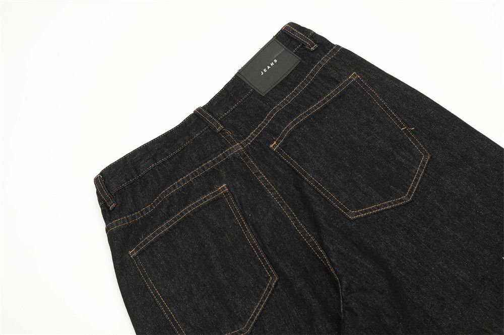 Japanese Brand × Jean Men's loose versatile wide-leg casual straight jeans Size US 34 / EU 50 - 6 Thumbnail