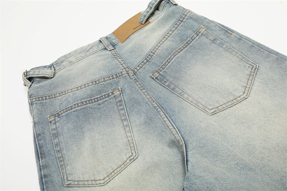 Jean Retro punk men's cartoon print washed jeans y2k Size US 32 / EU 48 - 5 Thumbnail