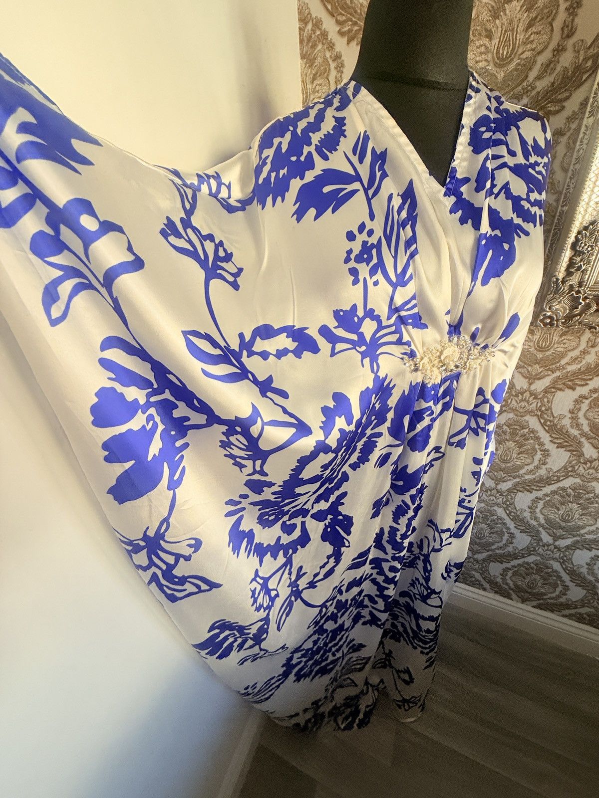 Other Beatuful designer silk kaftan Size XL / US 12-14 / IT 48-50 - 2 Thumbnail