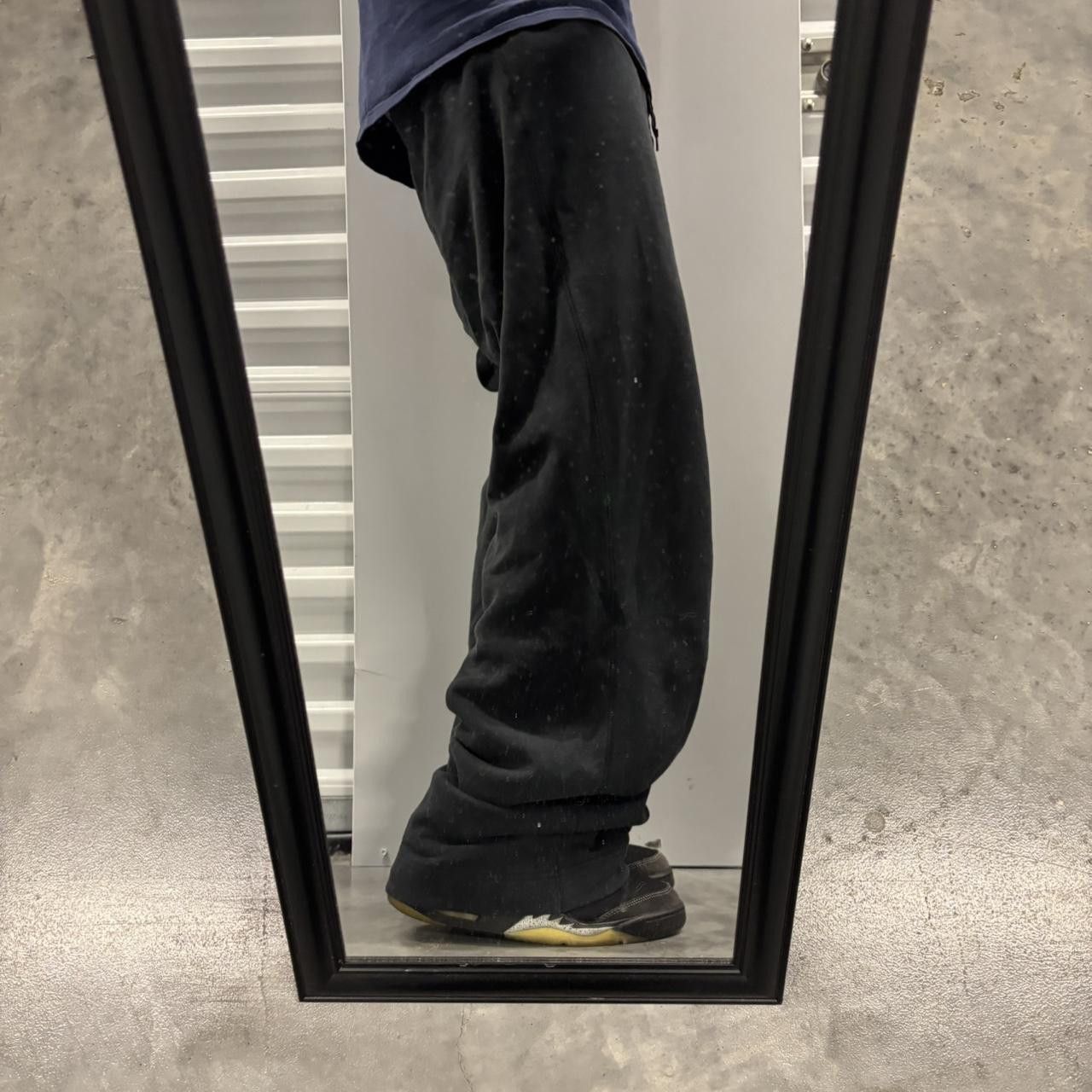 Japanese Brand × Vintage Crazy Vintage Y2K/2000s Baggy Black Streetwear Essential Sweatpants! Size US 34 / EU 50 - 2 Thumbnail