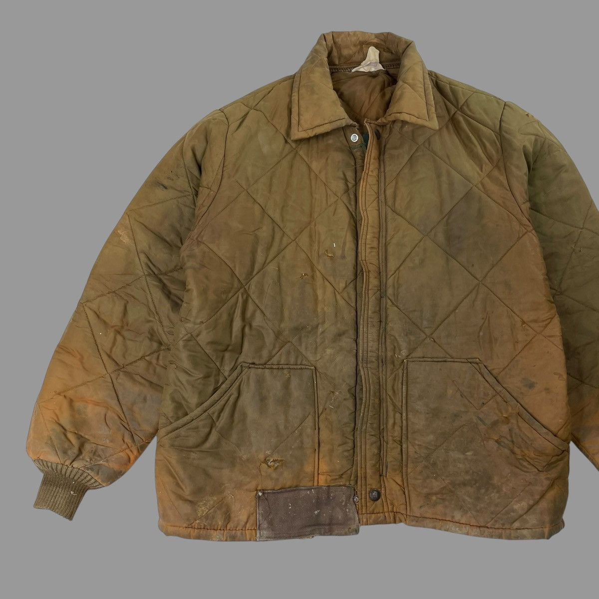 Vintage Vintage 80s faded zip up liner jacket Size US L / EU 52-54 / 3 - 3 Thumbnail