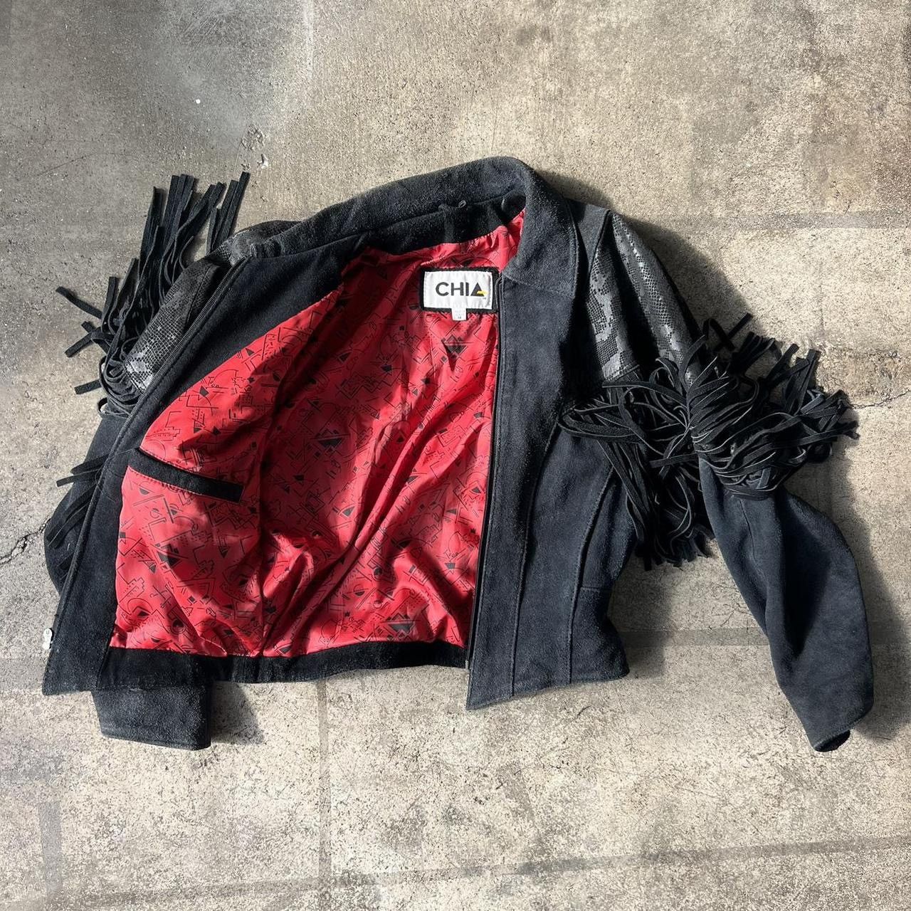 Vintage FRINGE&LEATHER_JACKET Size M / US 6-8 / IT 42-44 - 6 Thumbnail