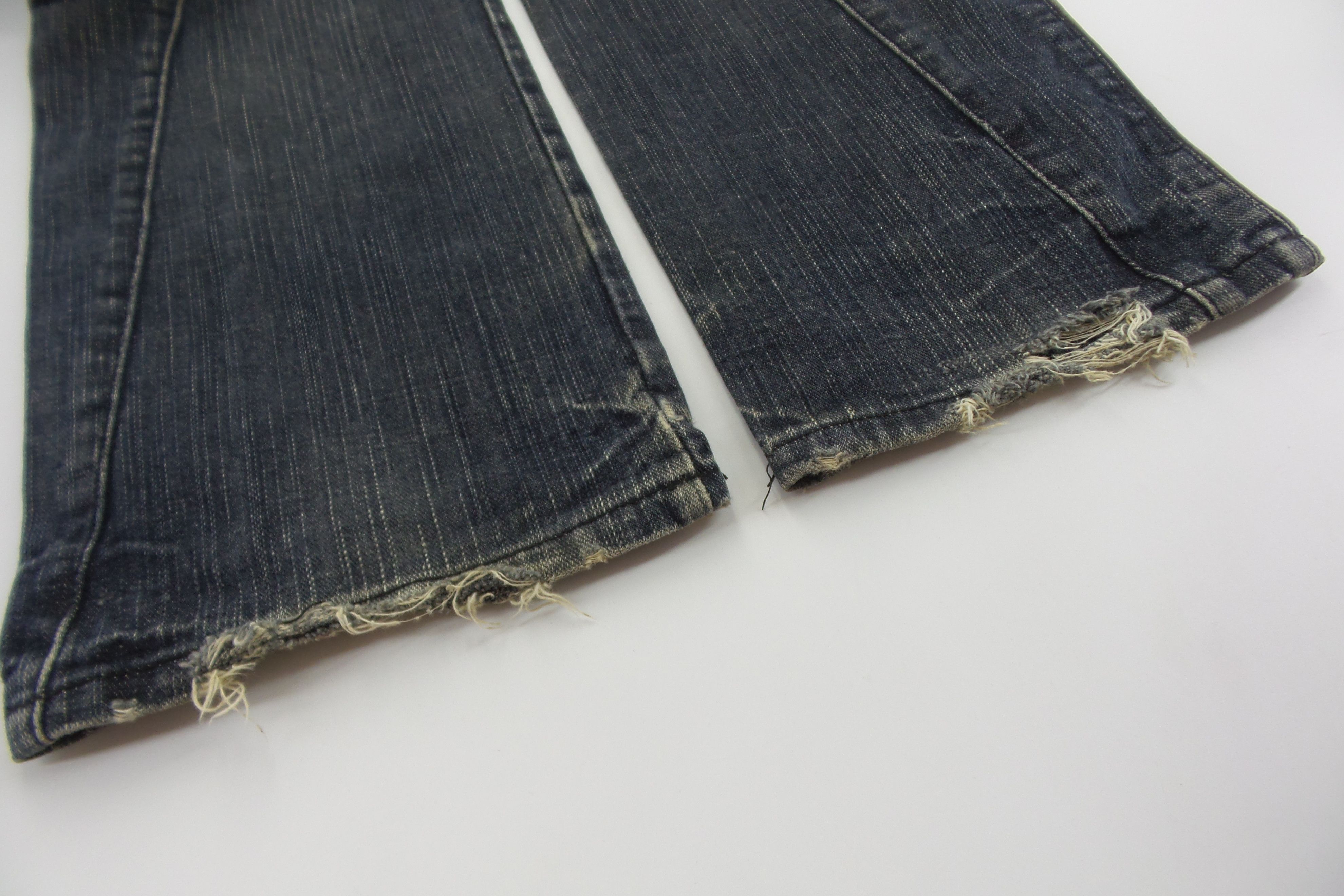 Japanese Brand × Morgan Homme DISTRESSED Morgan Homme 10th Anniversary Jeans W33xL43.5 Size US 33 - 11 Thumbnail
