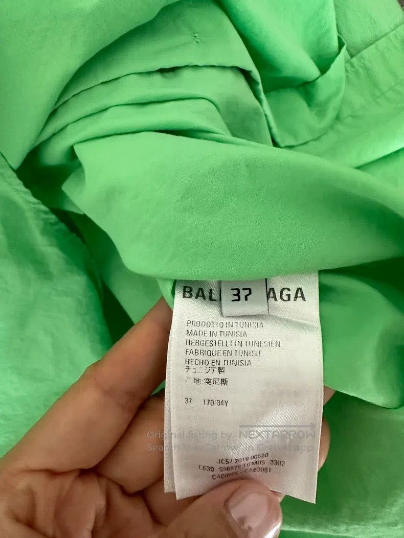 Balenciaga Balenciaga size 37 Green long-sleeve shirt, size 37 Size US S / EU 44-46 / 1 - 3 Thumbnail