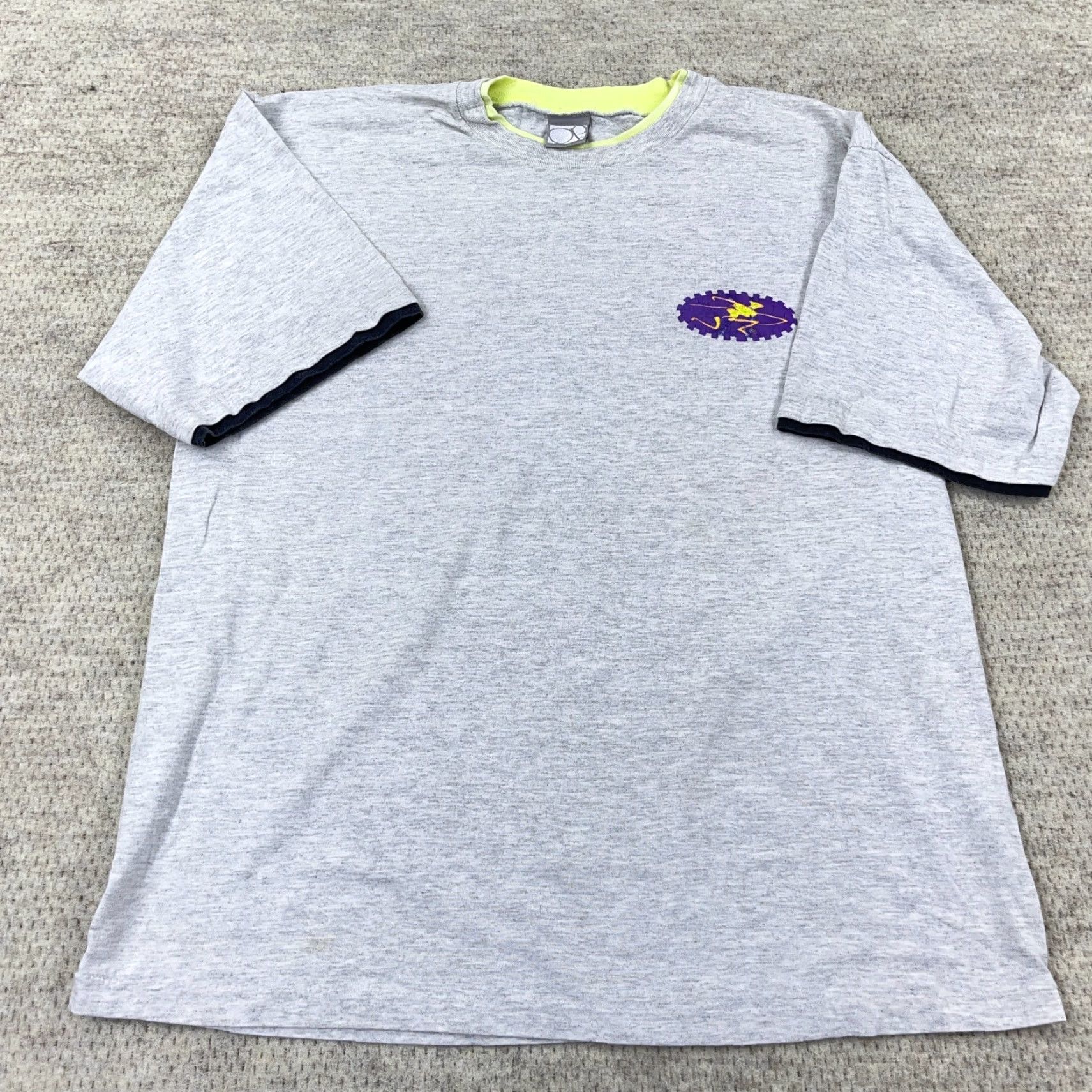 Ocean Pacific VINTAGE Ocean Pacific Shirt Men Large Gray Surf World Team 90s Gray USA Wave Size US L / EU 52-54 / 3 - 2 Thumbnail