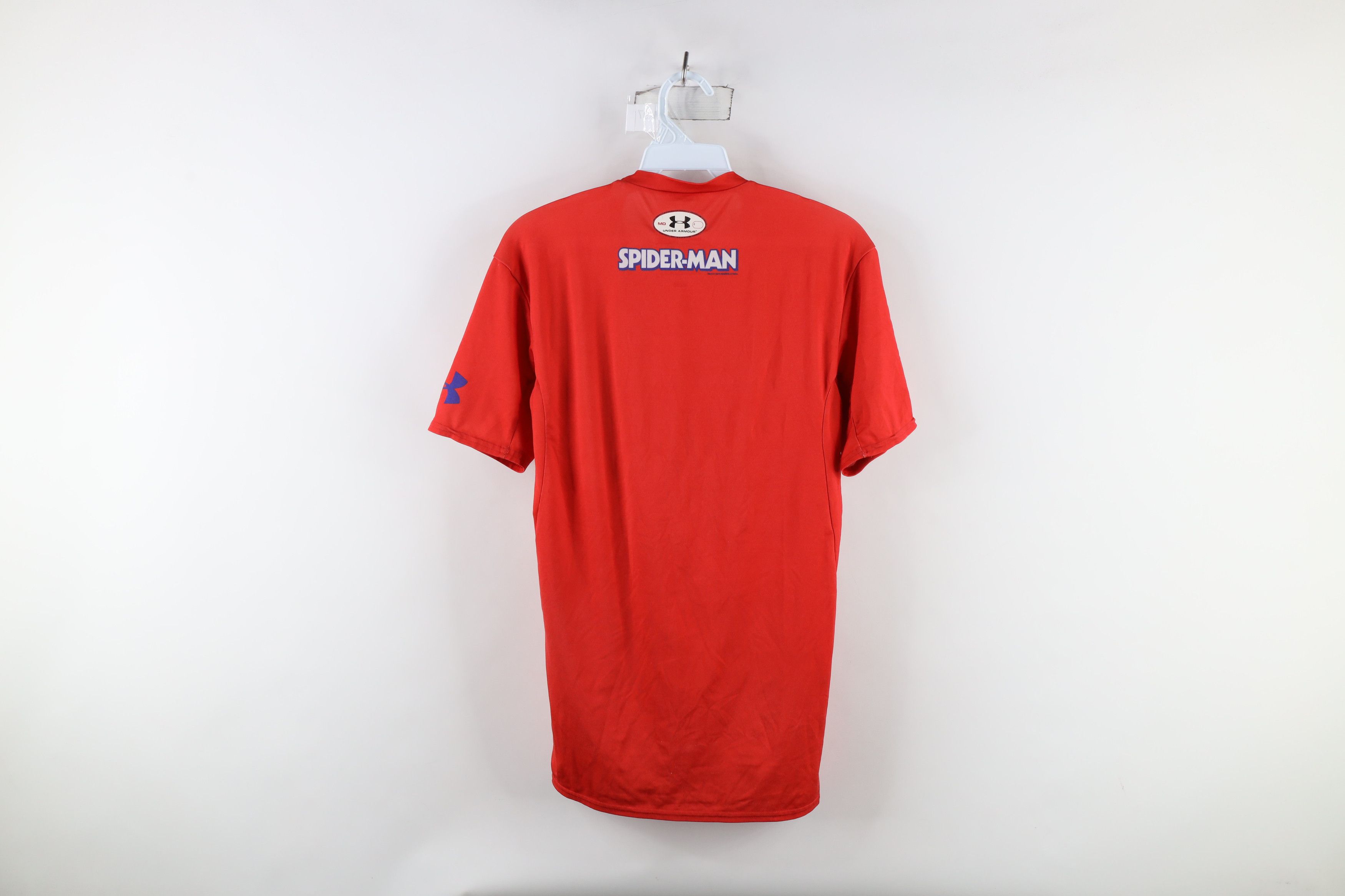 Under Armour × Vintage Under Armour x Marvel HeatGear Spiderman Training T-Shirt Size US M / EU 48-50 / 2 - 10 Thumbnail