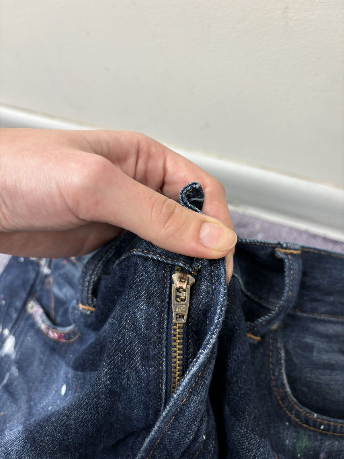 Polo Ralph Lauren Polo Ralph Lauren Astor Slim Boyfriend Painted Denim Jeans Size US 28 / EU 44 - 9 Thumbnail