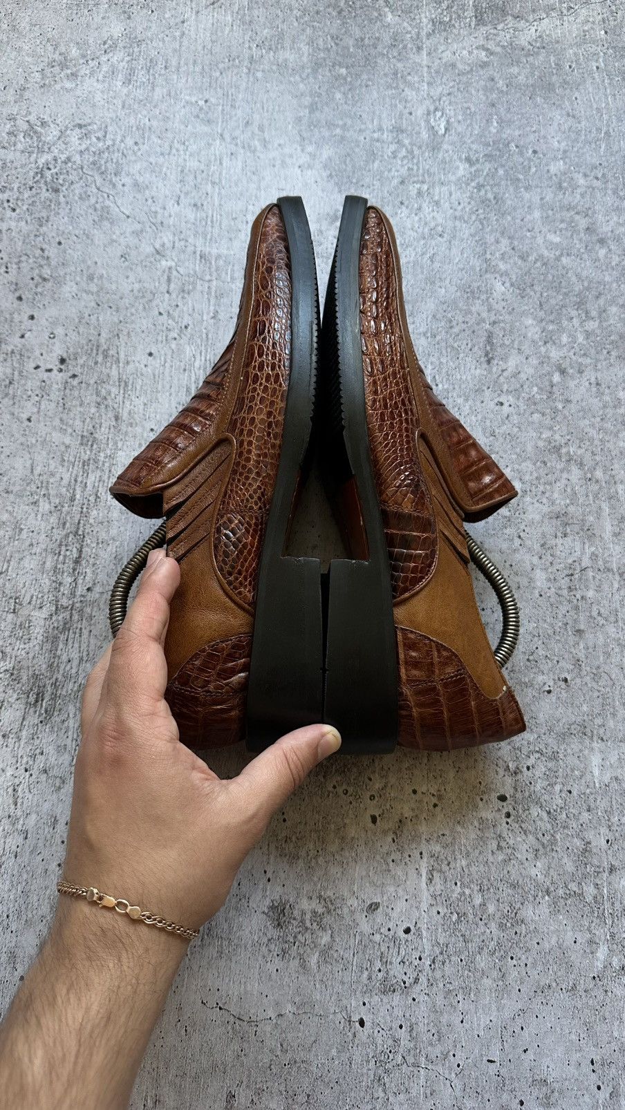 J.M. Weston J.M. Weston Very Rare Vintage Alligator Leather Formal Shoes Size US 8 / EU 41 - 18 Thumbnail