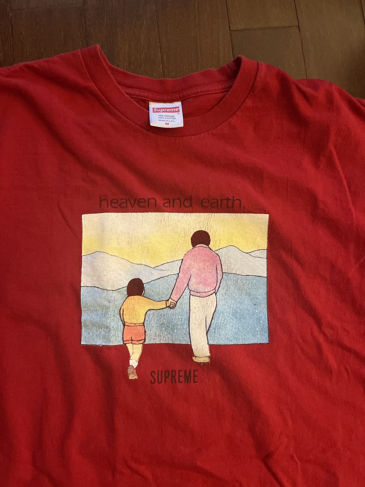 Supreme Suprem Heaven and Earth Tee Size US M / EU 48-50 / 2 - 3 Thumbnail