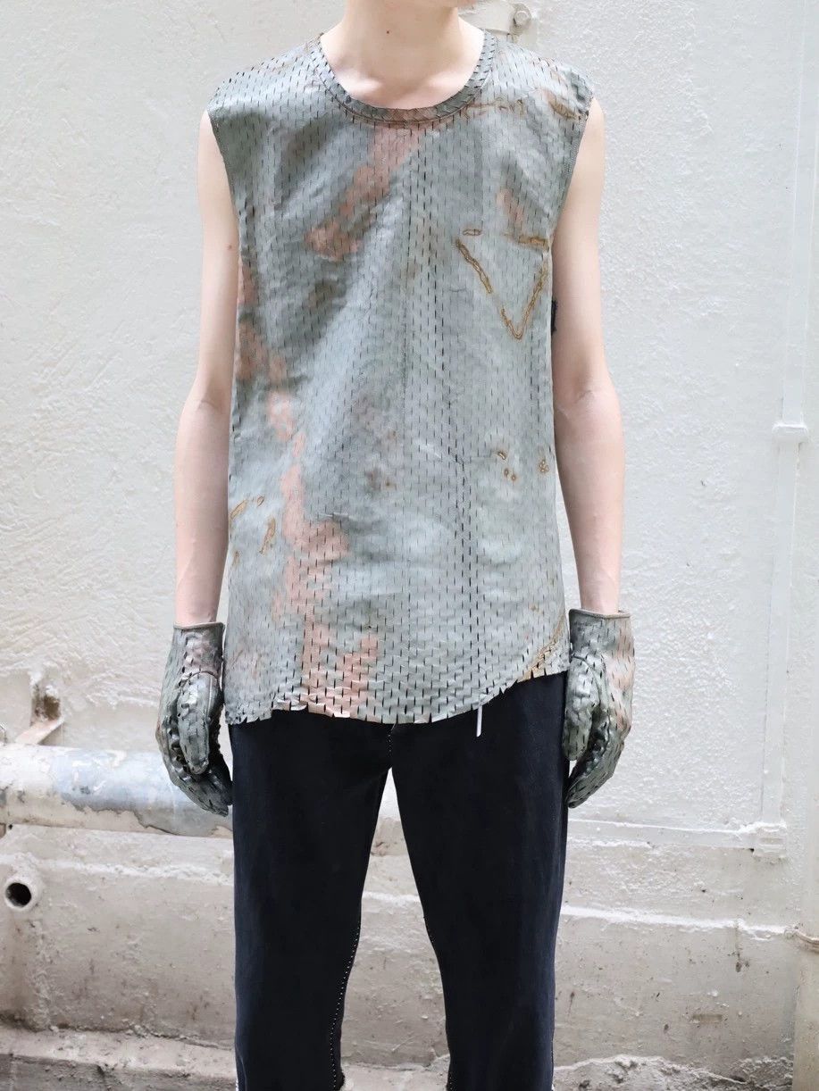 Carol Christian Poell CCP CCPLM2741-IN/ST Scar Cut Kangaroo Leather Vest 19/50 Size US M / EU 48-50 / 2 - 8 Thumbnail