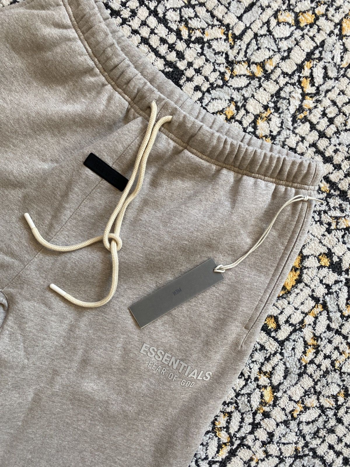image of Essentials - Core Sweatpants Heathe in Natural Beige, Men's (Size 32)