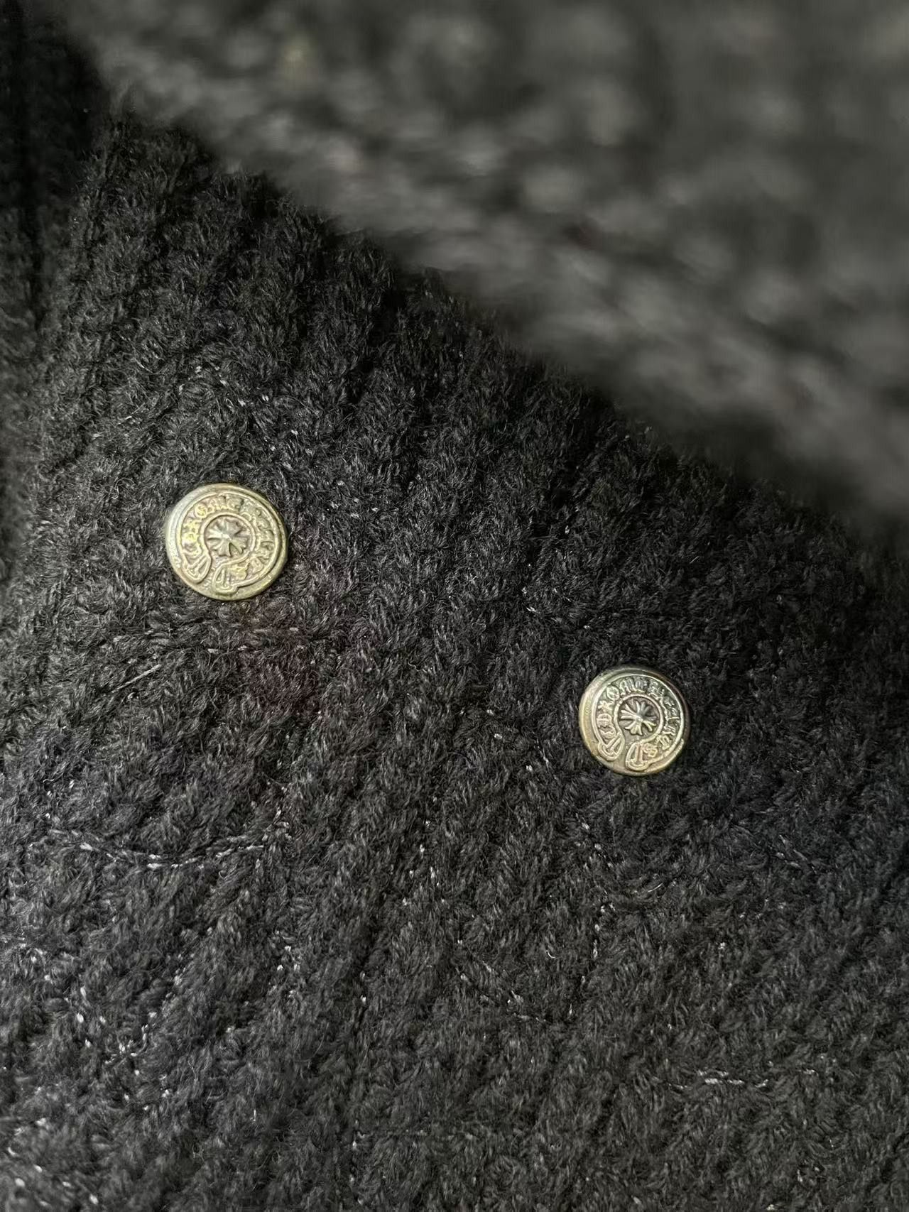 Chrome Hearts Chrome Hearts Cashmere Triple Cross Patch Zip Up Hoodie Size US L / EU 52-54 / 3 - 7 Thumbnail