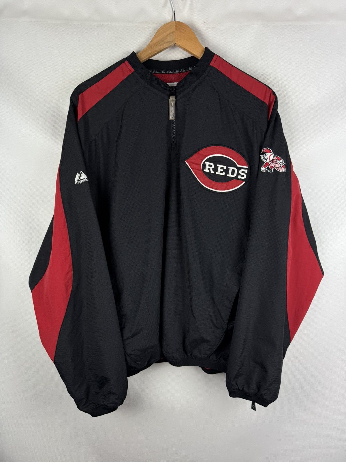 Majestic Majestic Cincinnati Reds Vintage Men’s Anorak Jacket Size M Size US M / EU 48-50 / 2 - 15 Thumbnail