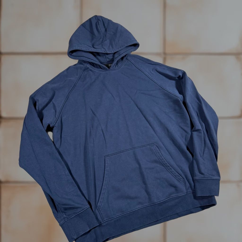 Vintage PUBLIC REC Hoodie Navy Blue Zip Pocket Stretch Size XL Size US XL / EU 56 / 4 - 1 Thumbnail