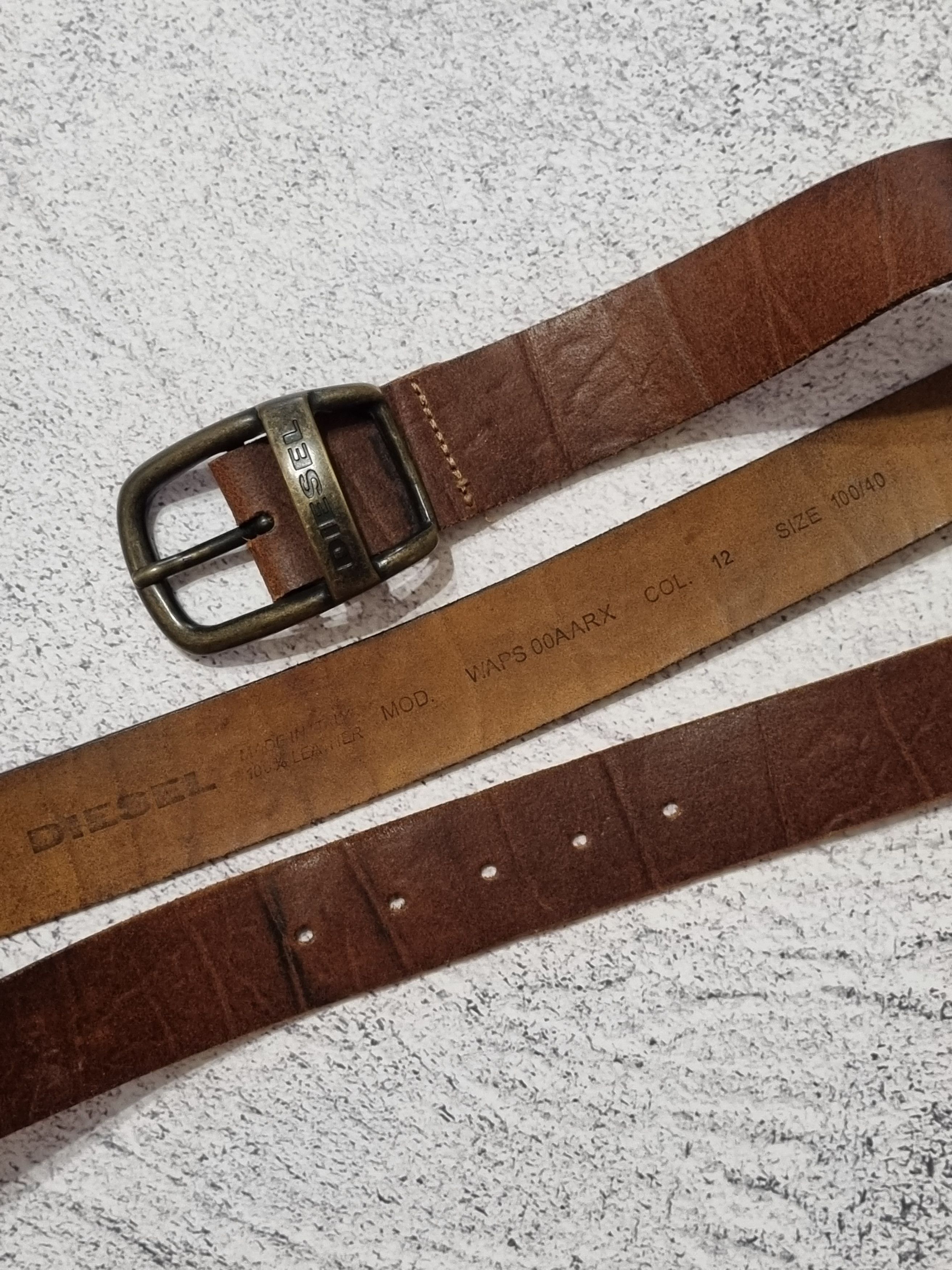 Diesel Vintage Diesel Genuine Leather Belt Avant Garde Size ONE SIZE - 6 Thumbnail