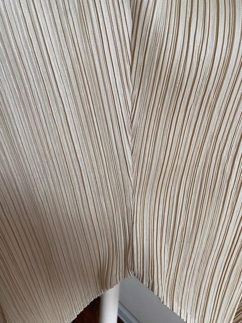 Issey Miyake Issey Miyake size:3 Beige pleated pants Size 42" / US 20 - 4 Thumbnail
