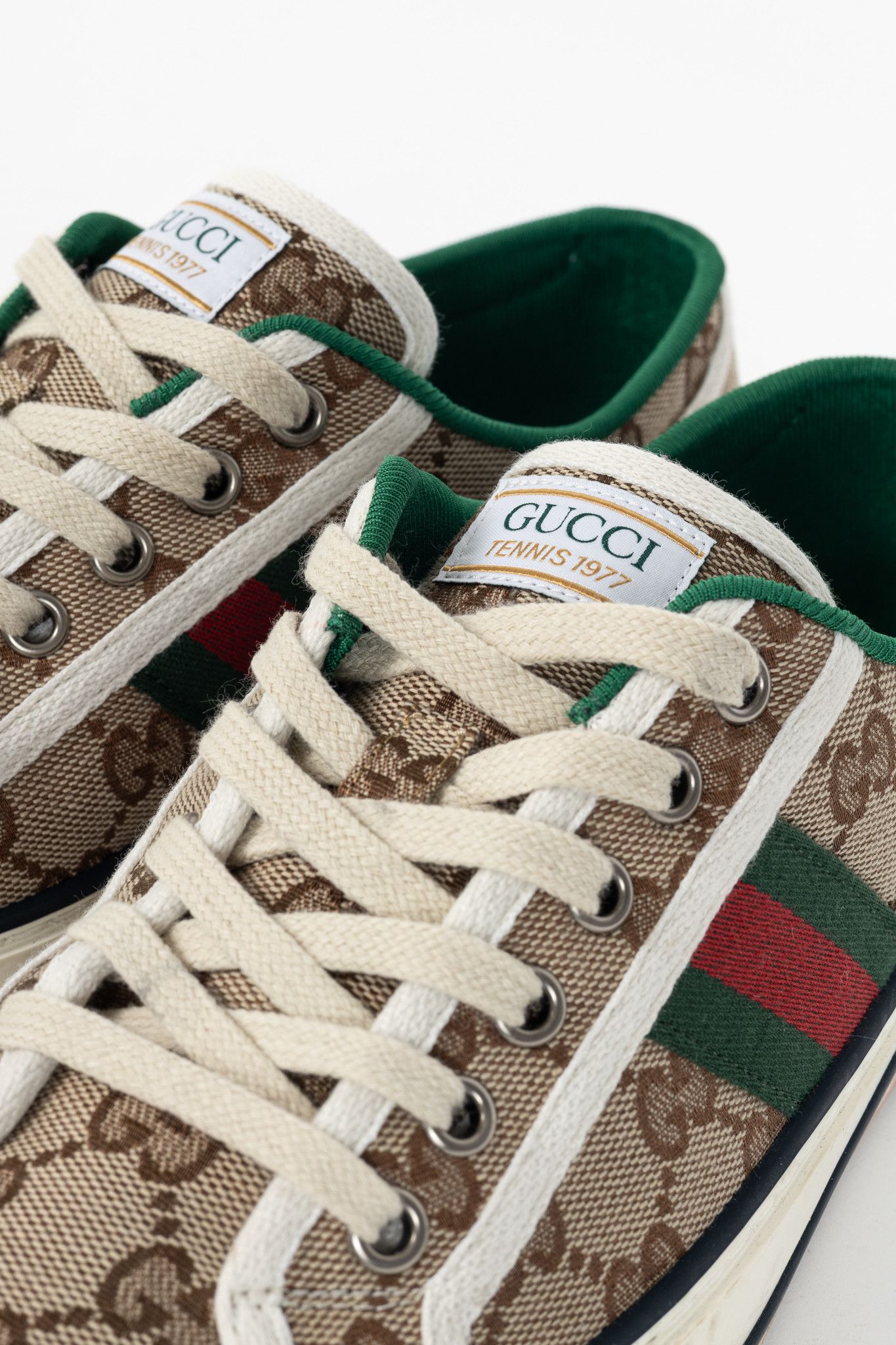 Gucci Gucci Gucci Tennis 1977 Original GG Canvas Sneakers Size US 6.5 / IT 36.5 - 8 Thumbnail